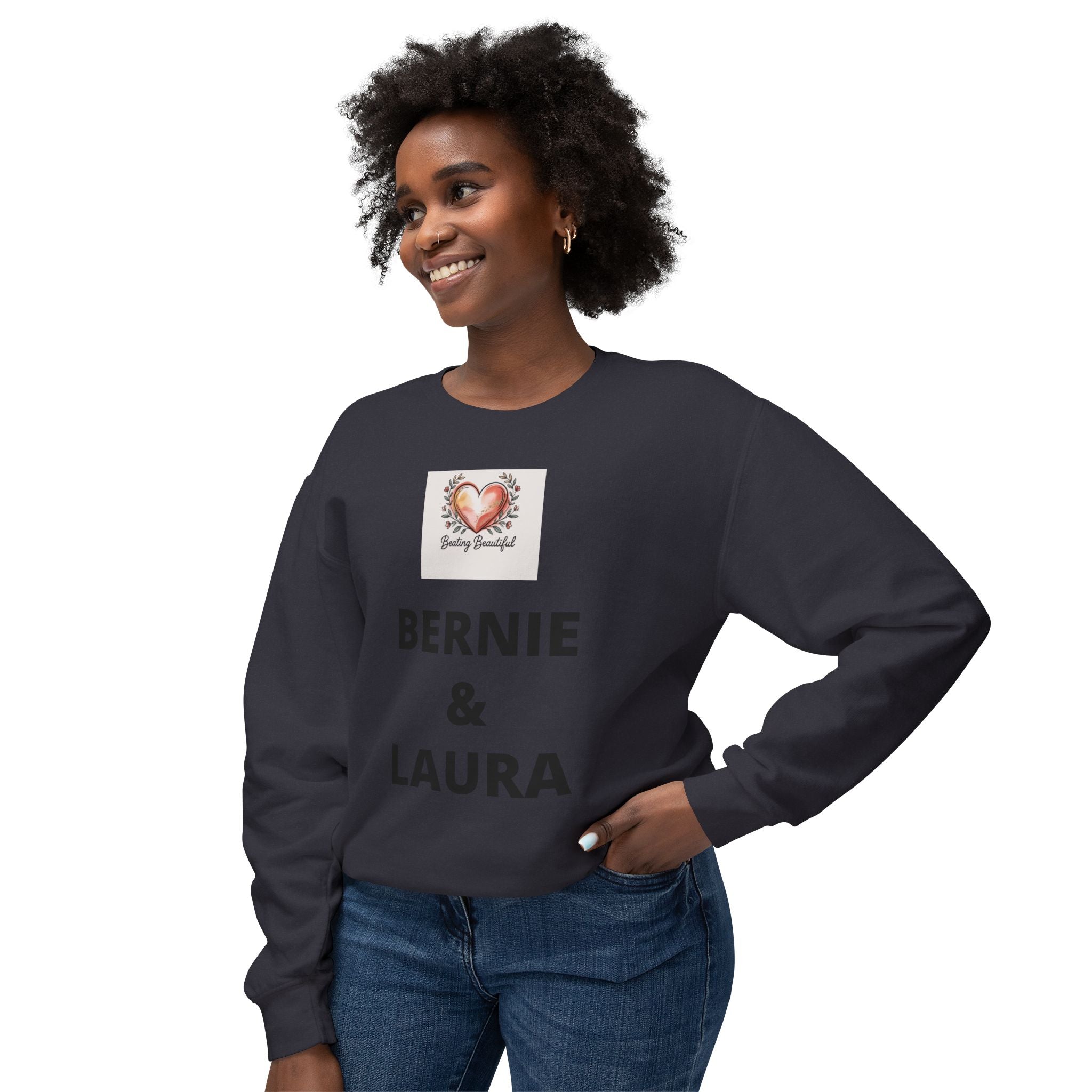 Custom Heart Name Crewneck