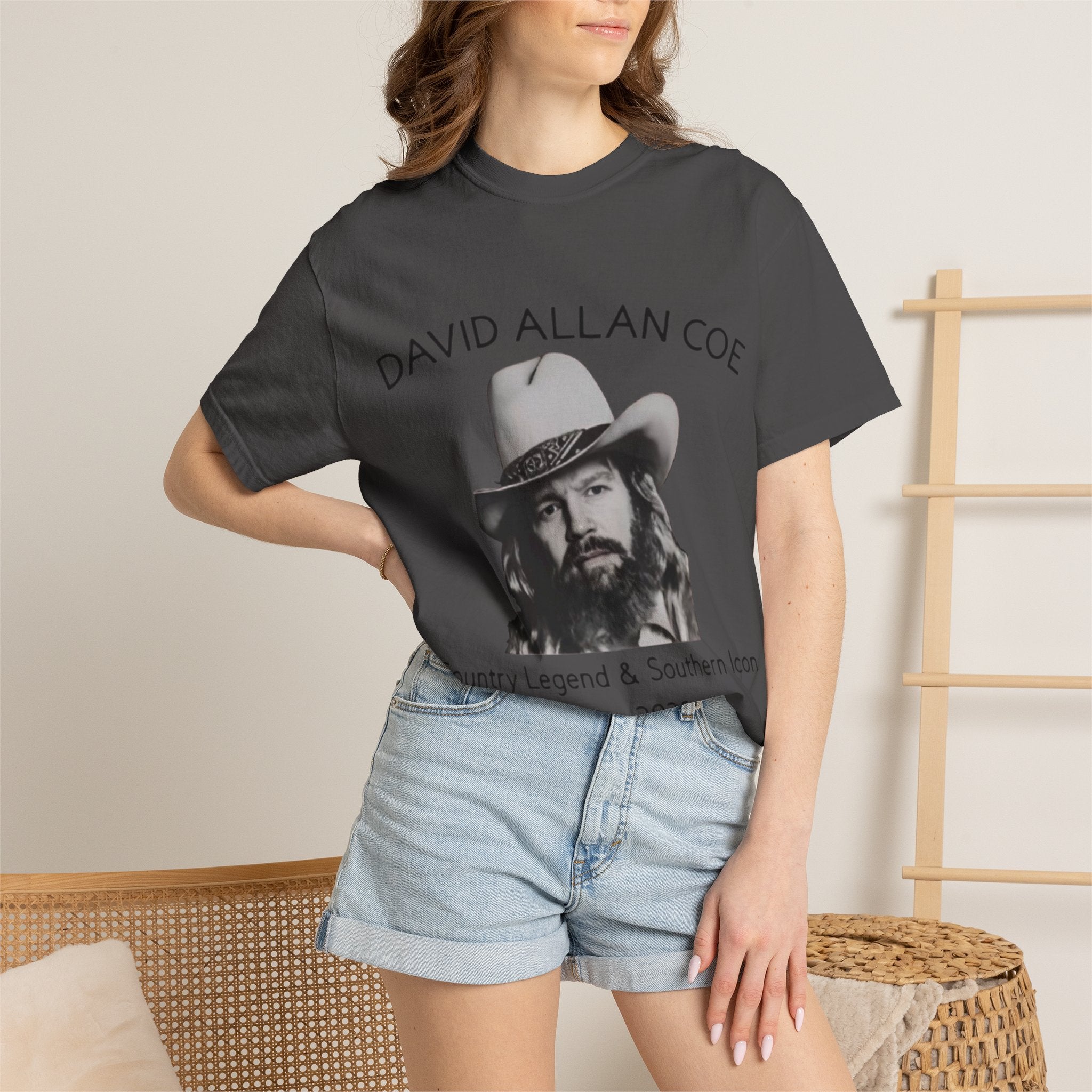 David Allan Coe Tribute T-Shirt – Country Legend Memorial