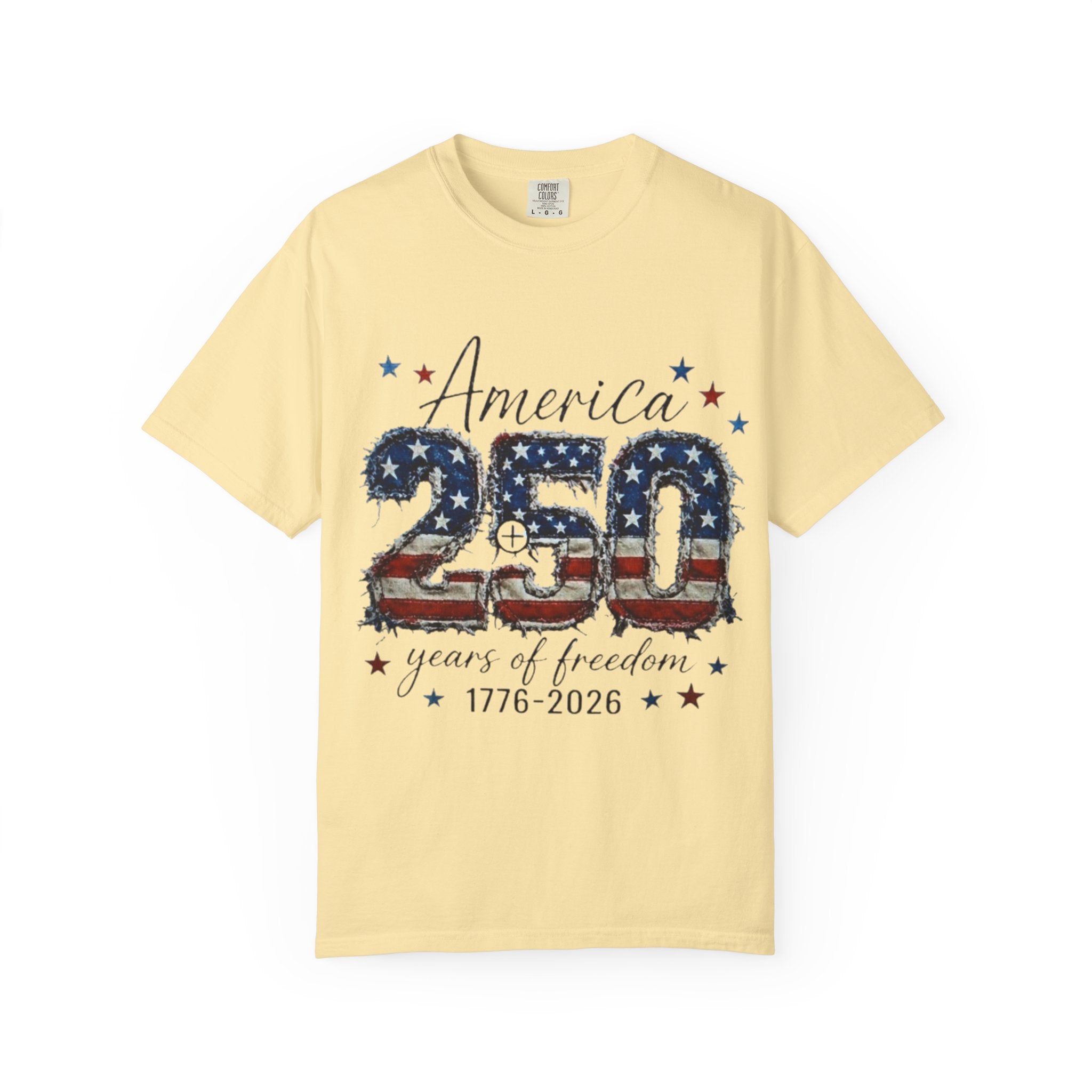 America 250 T-Shirt — 1776–2026 Stars & Stripes Patriotic Tee