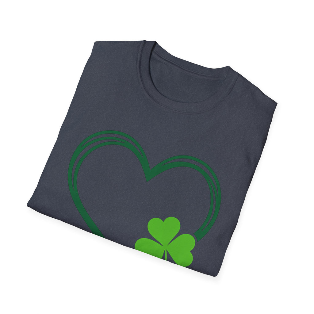 Soft Cotton Shamrock Heart Tee