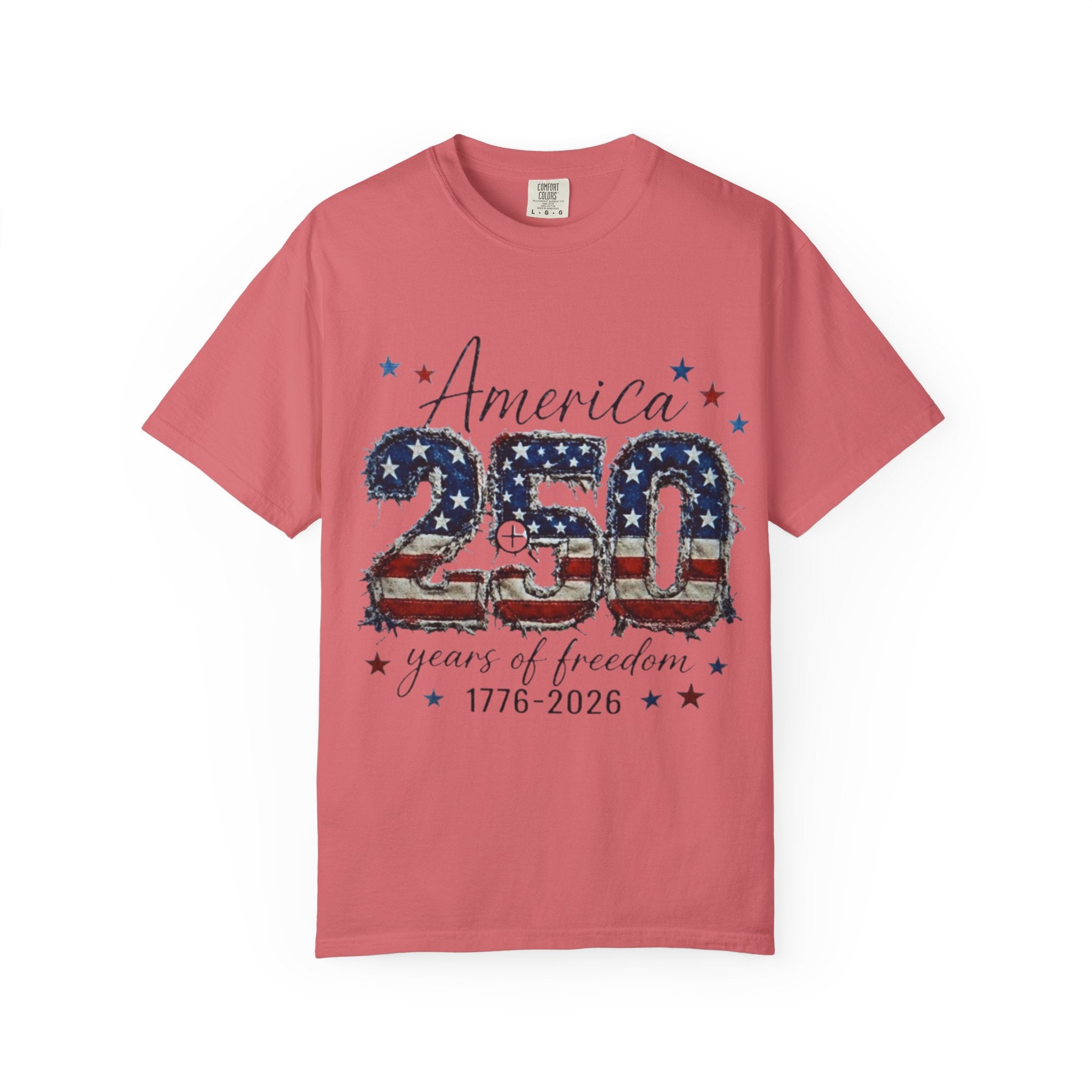 America 250 T-Shirt — 1776–2026 Stars & Stripes Patriotic Tee