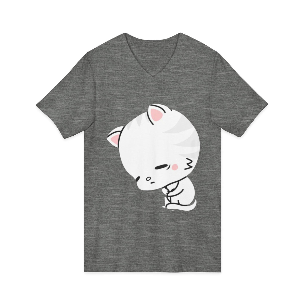 Unisex Jersey Short Sleeve V-Neck Tee