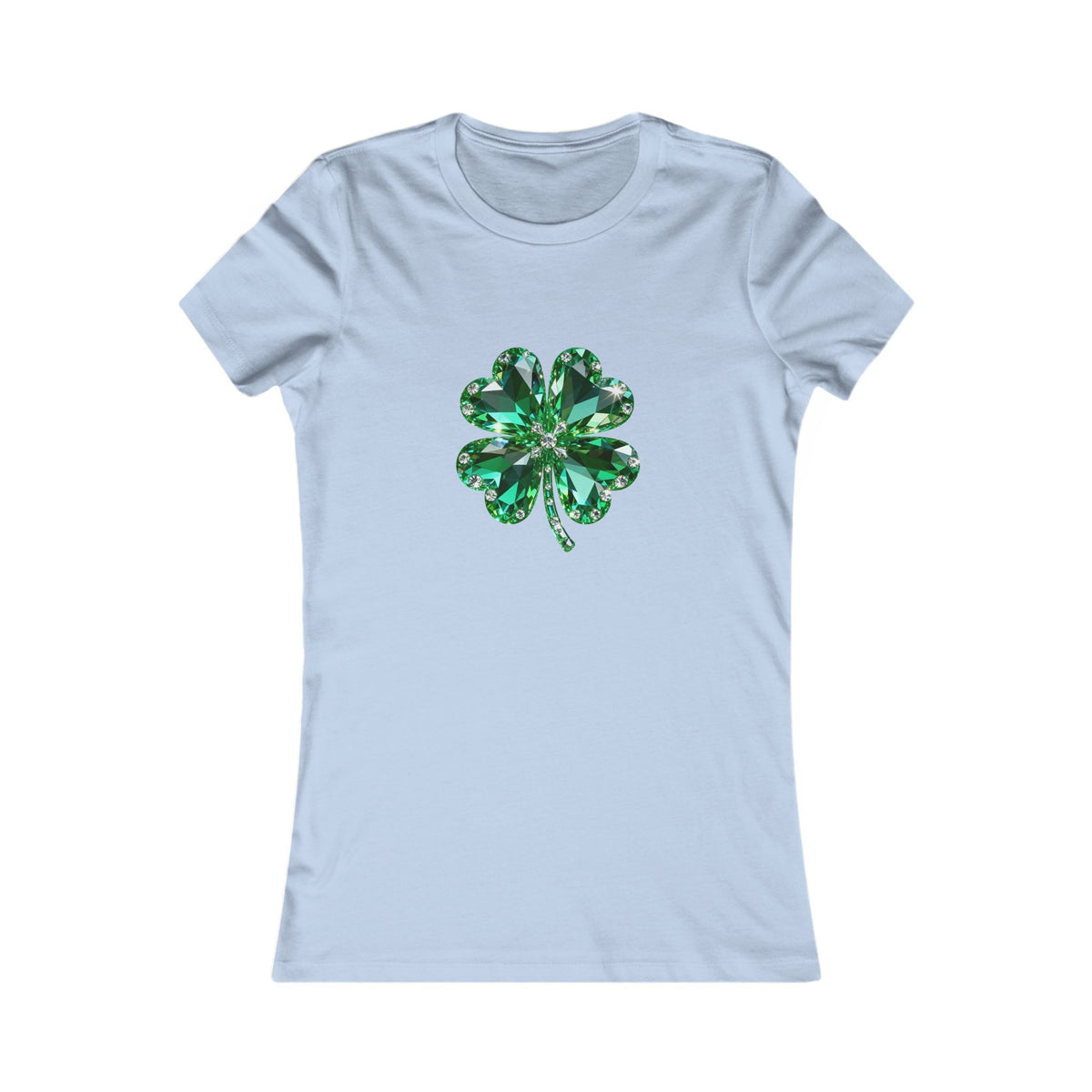 Women's T‑Shirt — Green Shamrock Clover Graphic St. Patrick's Day Tee