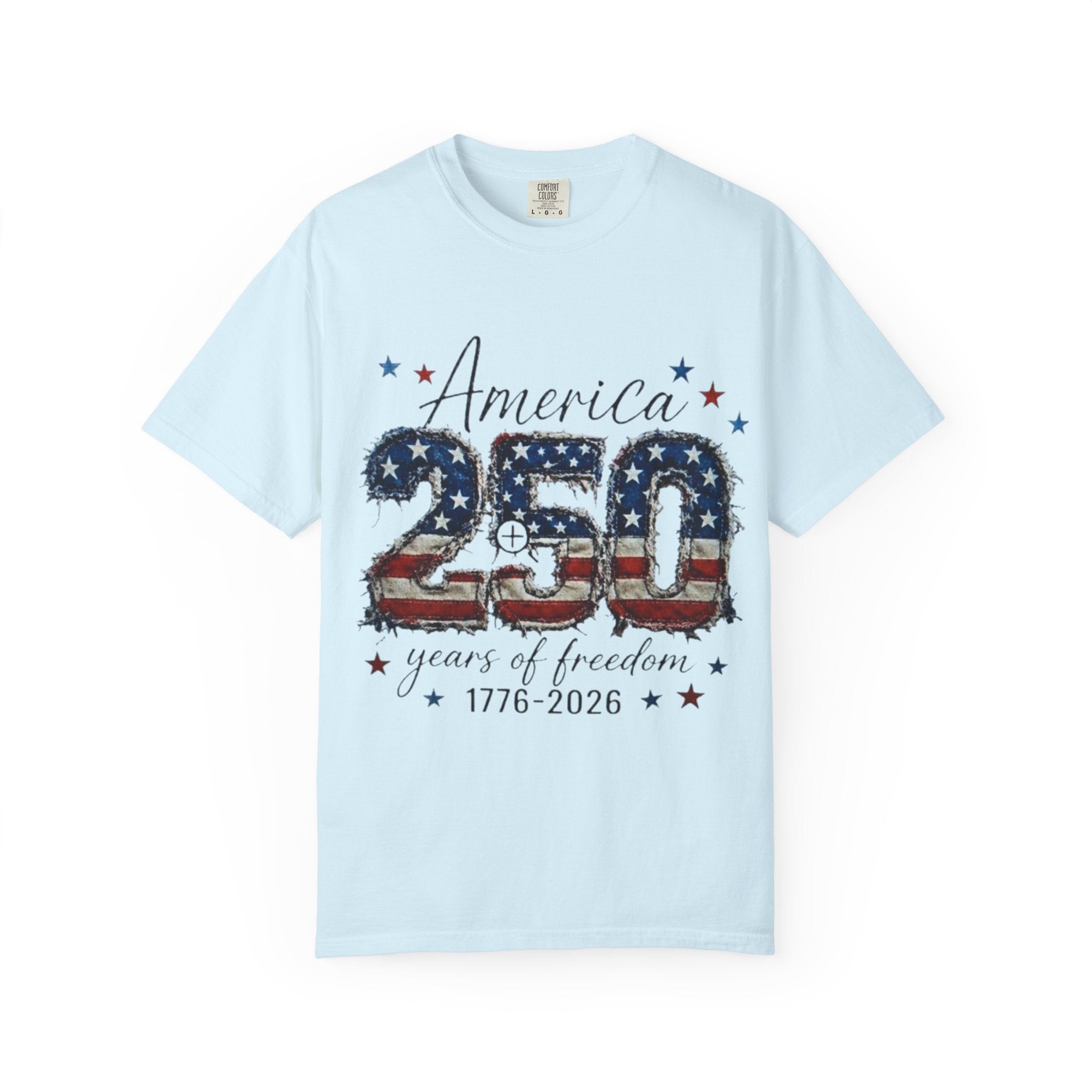 America 250 T-Shirt — 1776–2026 Stars & Stripes Patriotic Tee
