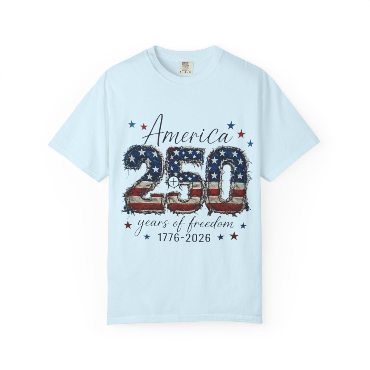 America 250 T-Shirt — 1776–2026 Stars & Stripes Patriotic Tee
