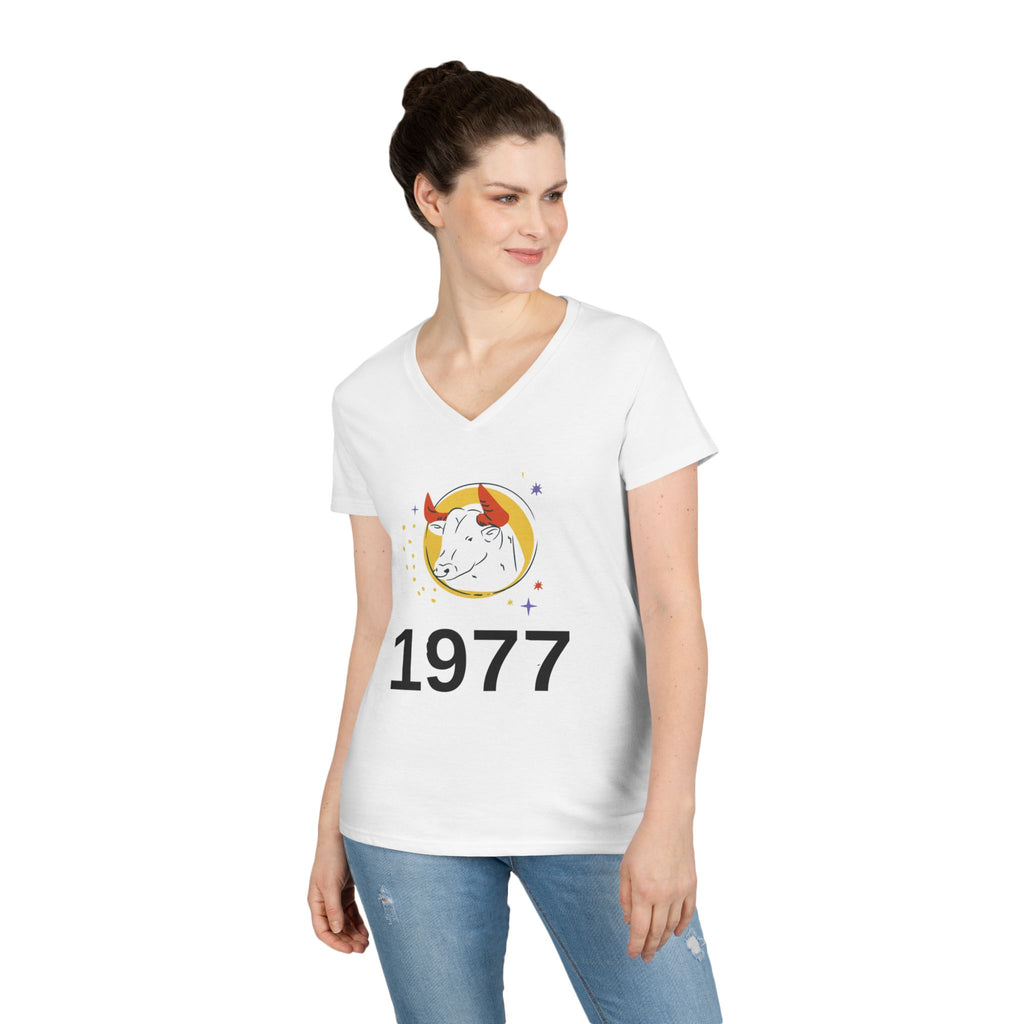 1977 Taurus Cotton V-Neck