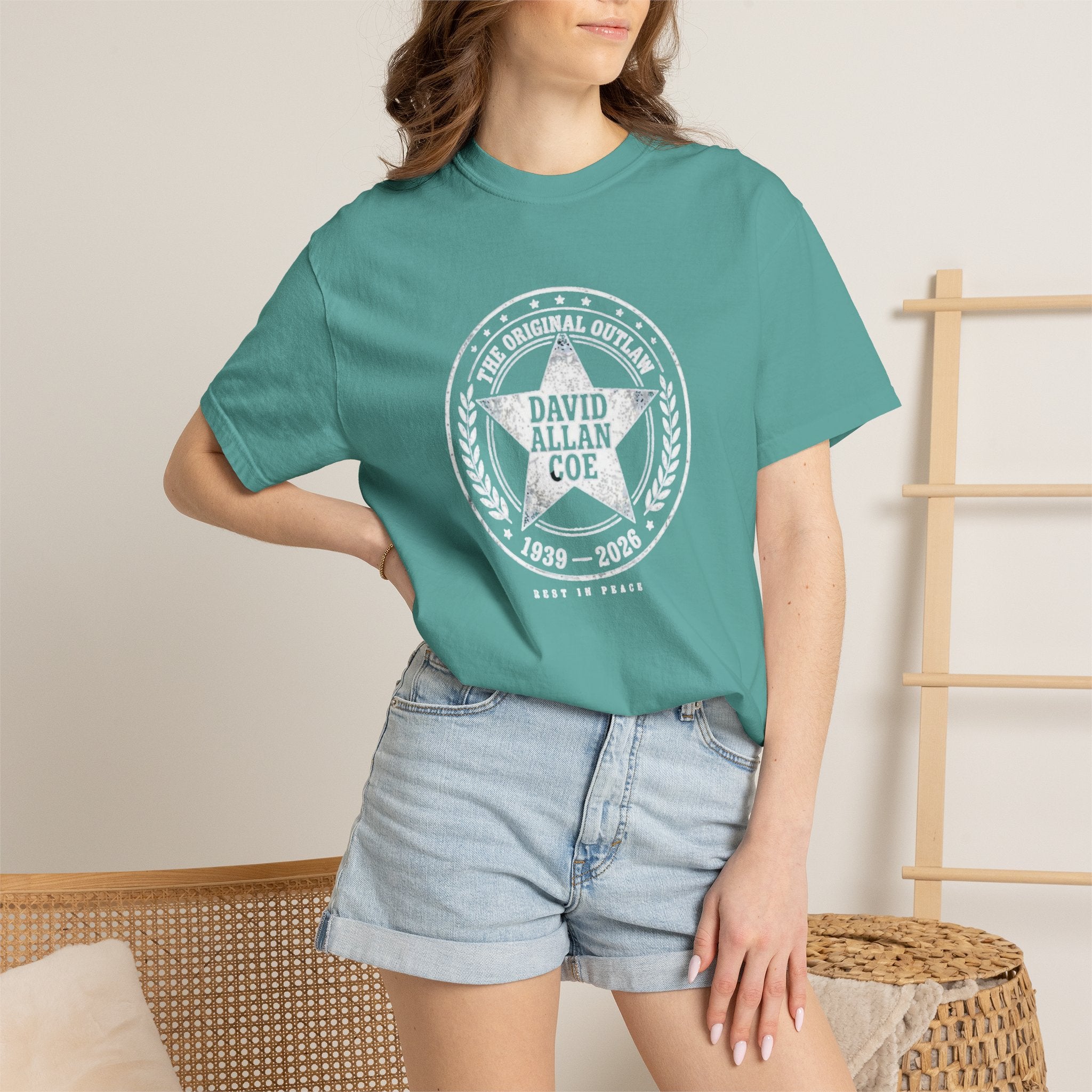 Distressed Star Seal T-Shirt — Vintage Americana Graphic Tee