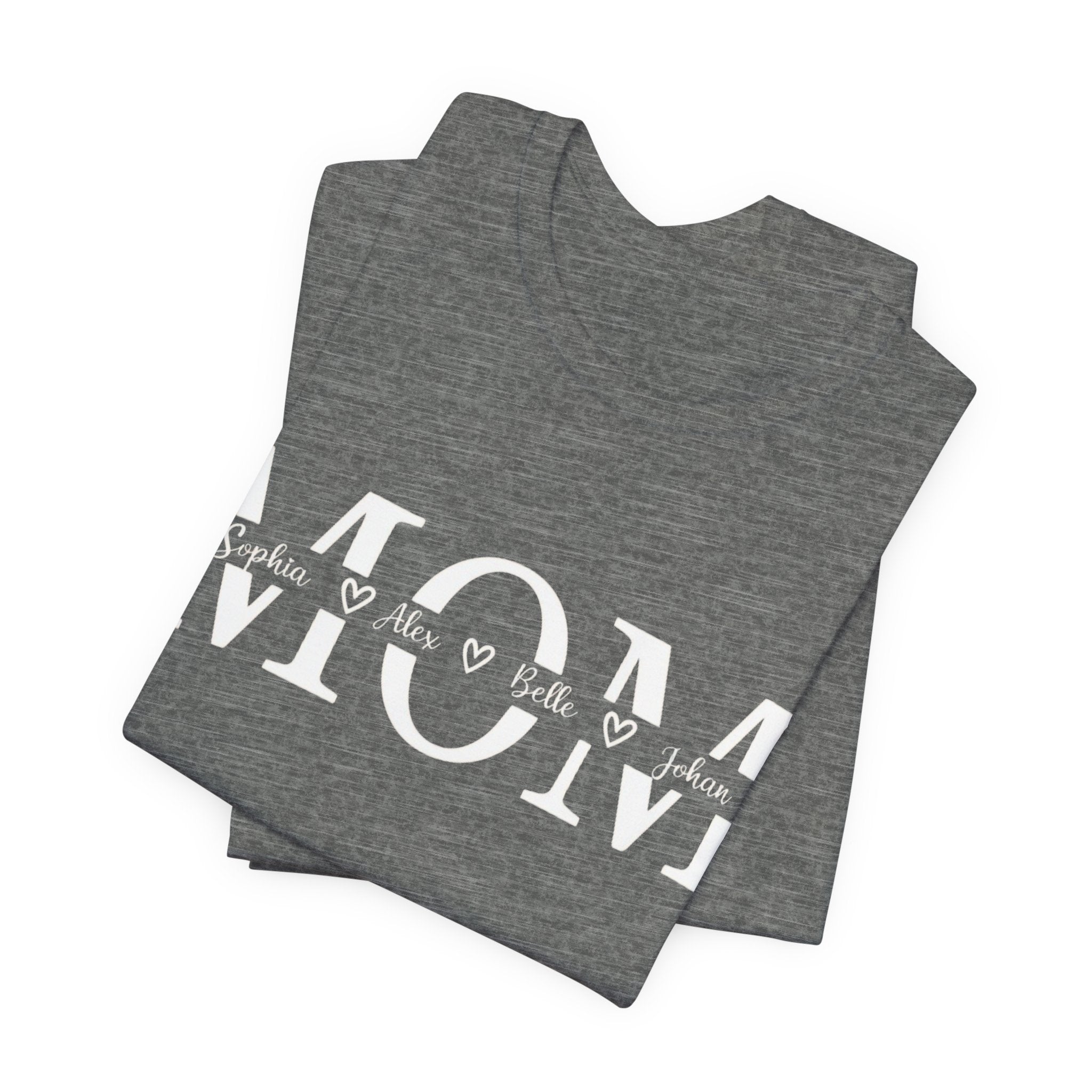 Soft Cotton Mom Heart Tee