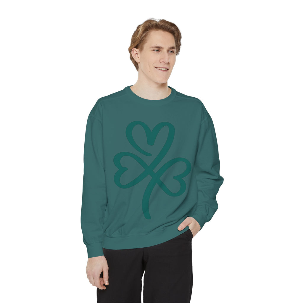 Heart Clover Cotton Sweatshirt