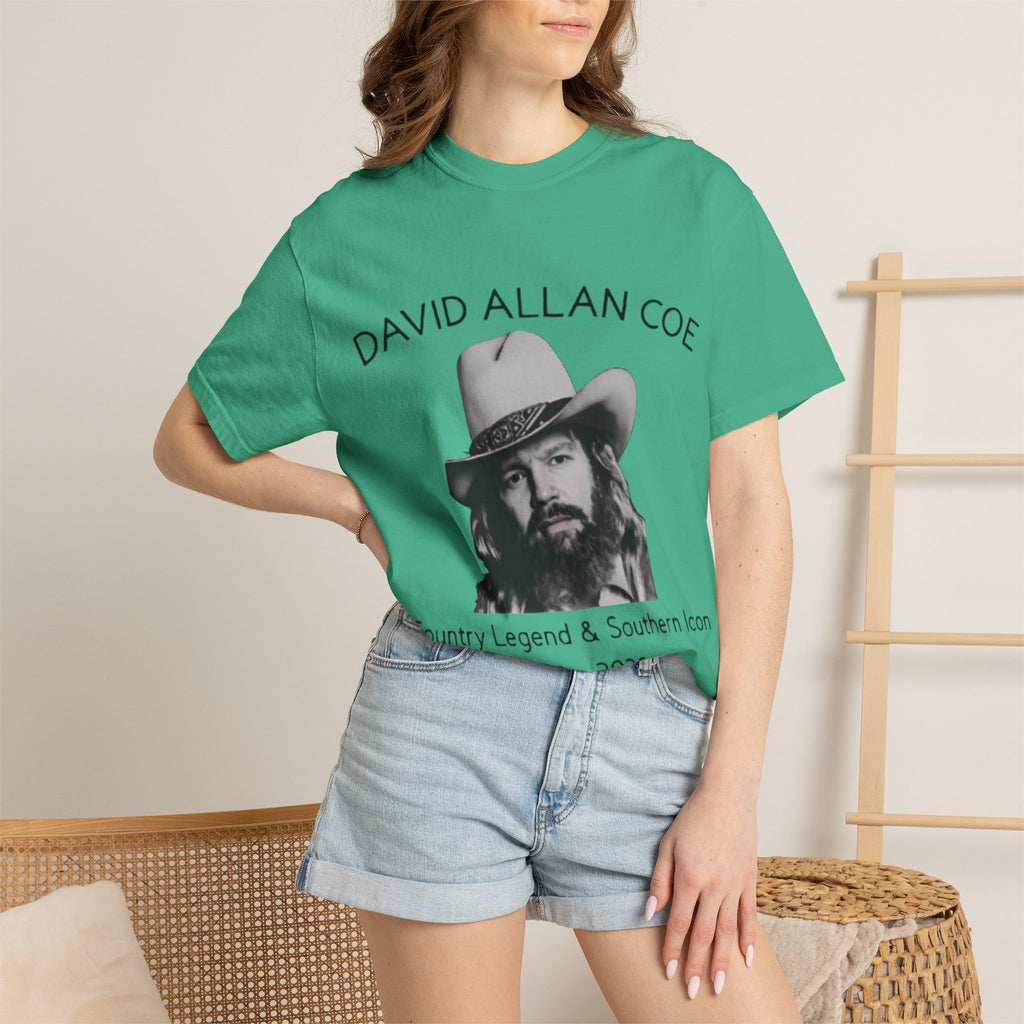 David Allan Coe Tribute T-Shirt – Country Legend Memorial