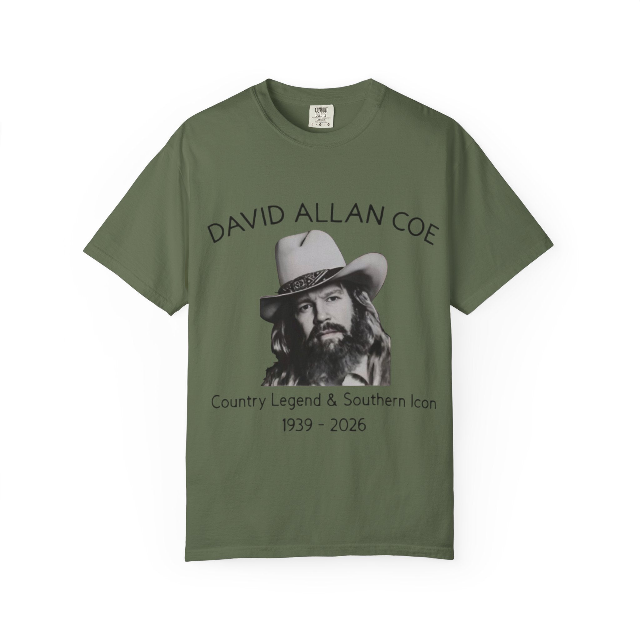 David Allan Coe Tribute T-Shirt – Vintage Cotton Memorial Tee