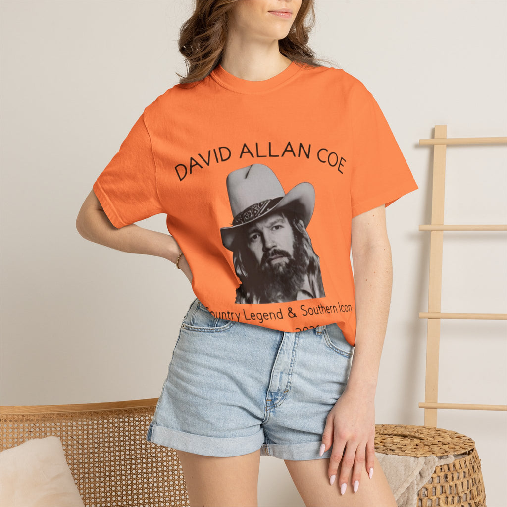 David Allan Coe Tribute T-Shirt – Country Legend Memorial
