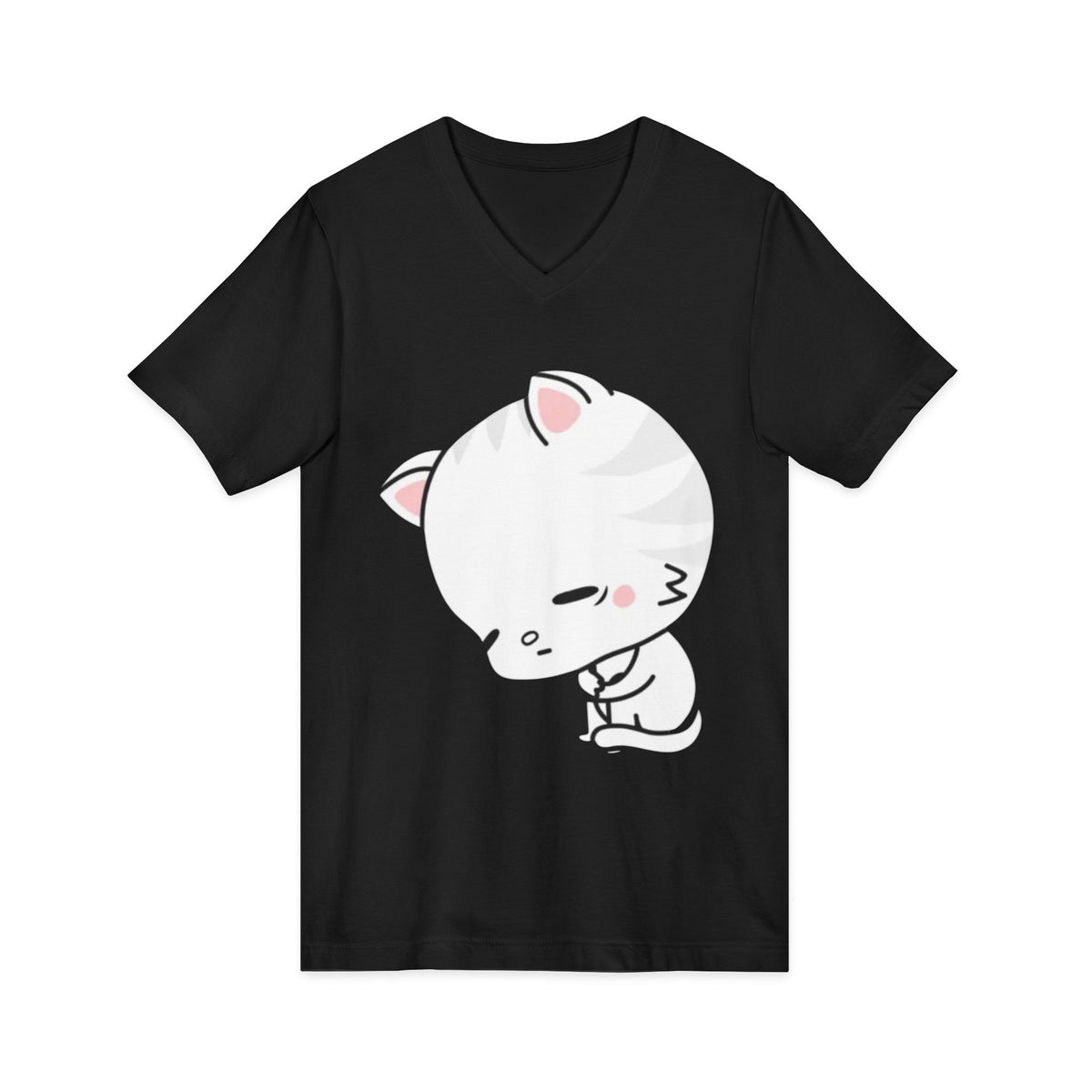Unisex Jersey Short Sleeve V-Neck Tee