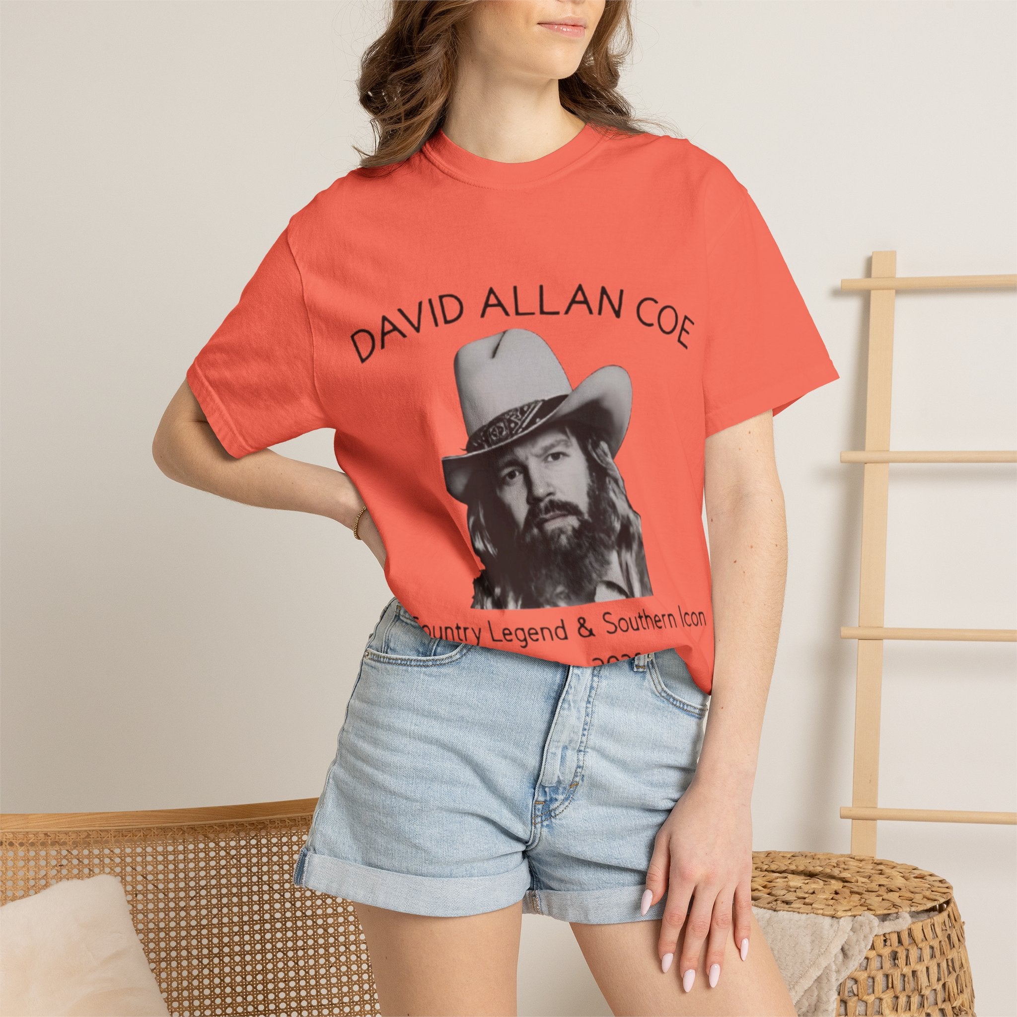 David Allan Coe Tribute T-Shirt – Country Legend Memorial