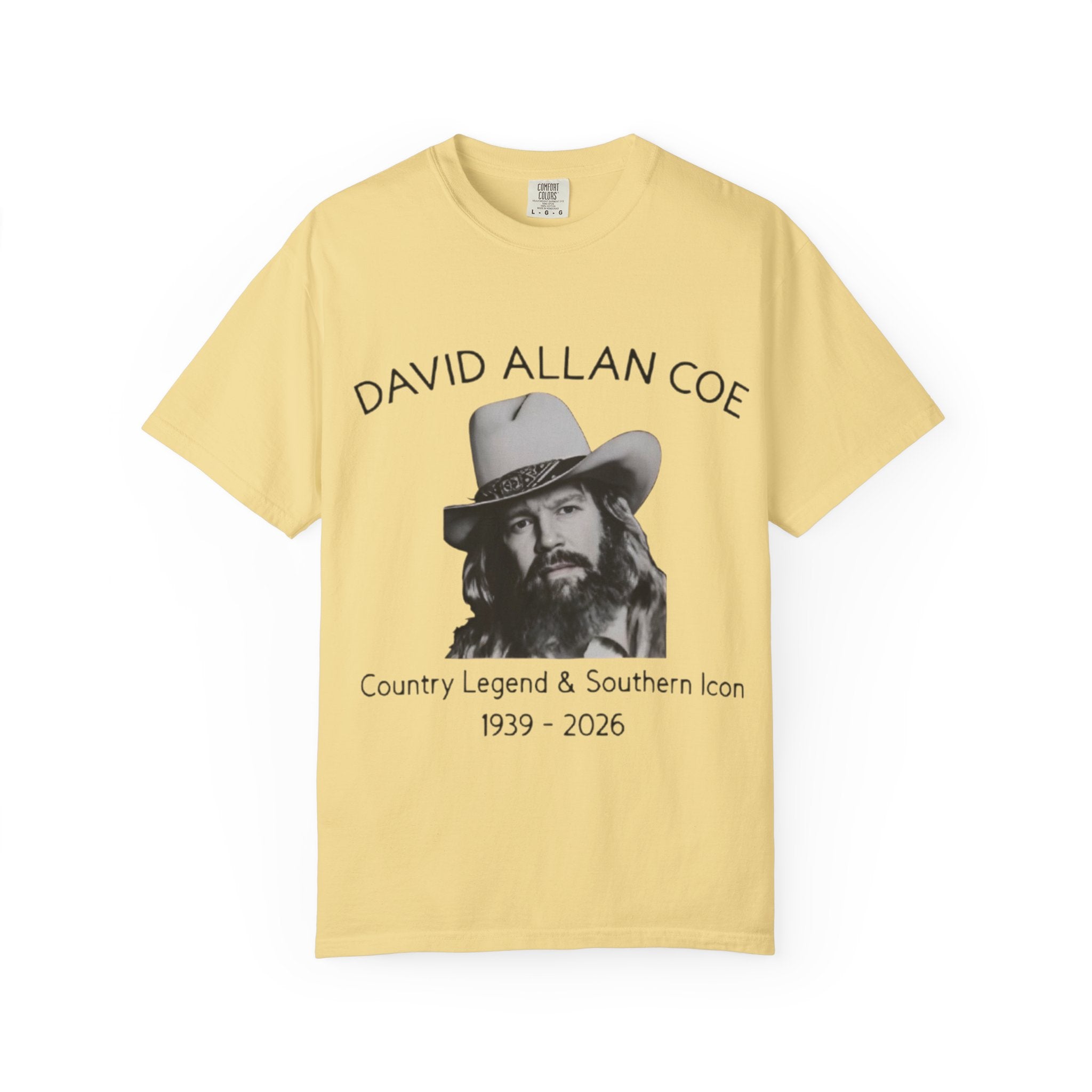 David Allan Coe Tribute T-Shirt – Country Legend Memorial