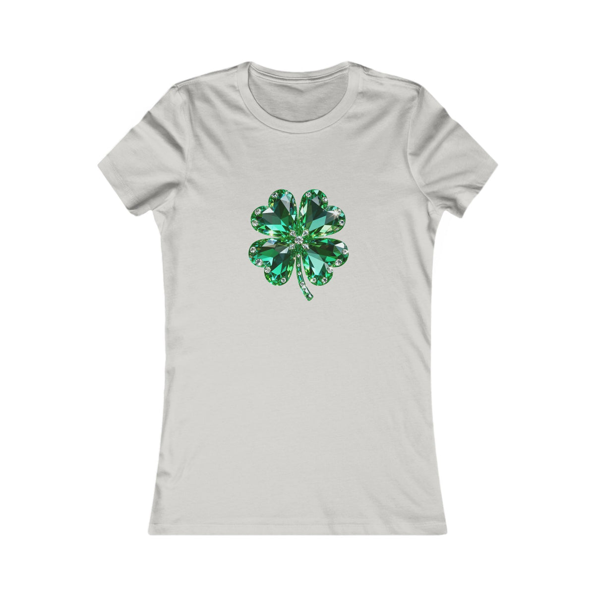 Women's T‑Shirt — Green Shamrock Clover Graphic St. Patrick's Day Tee