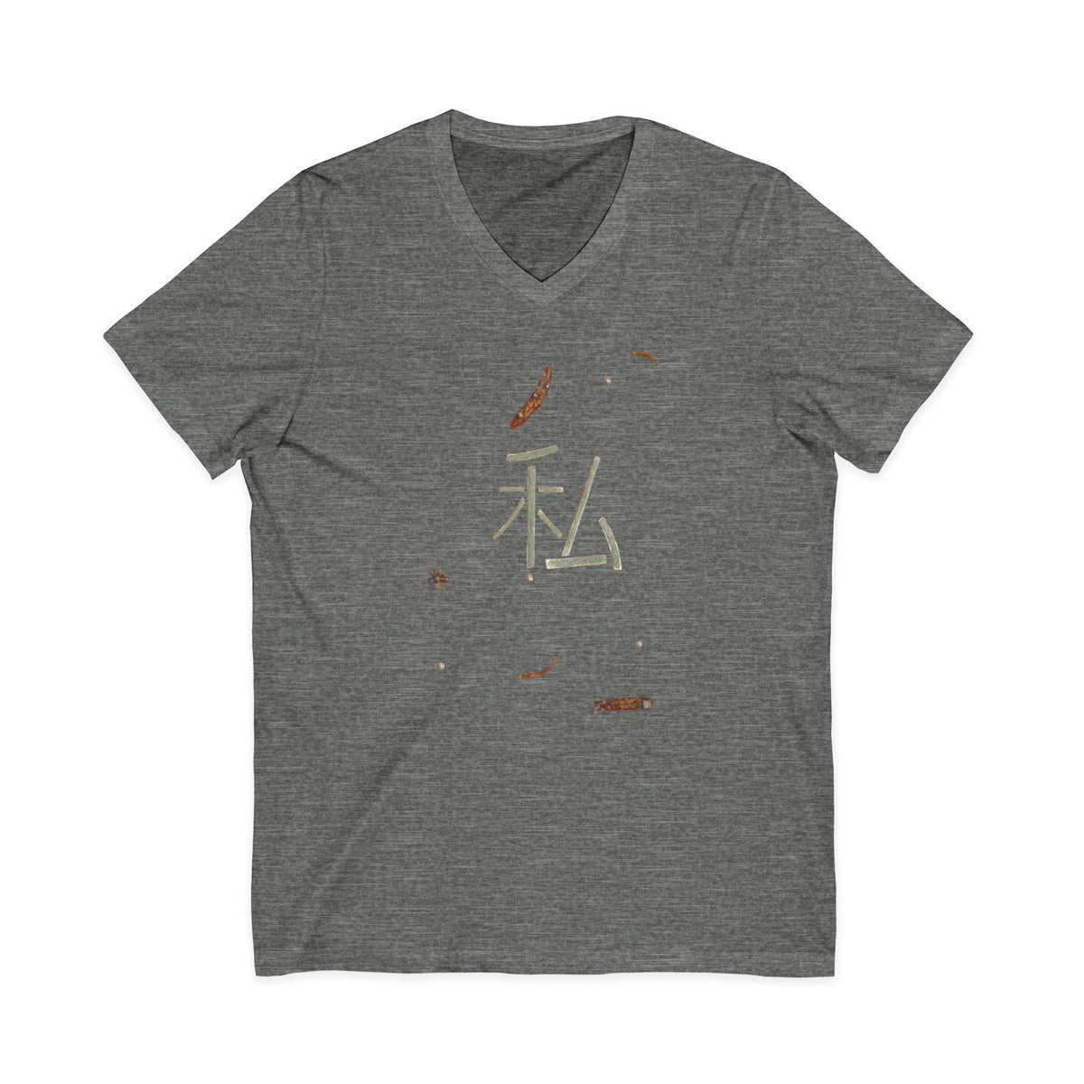Unisex Jersey Short Sleeve V-Neck Tee