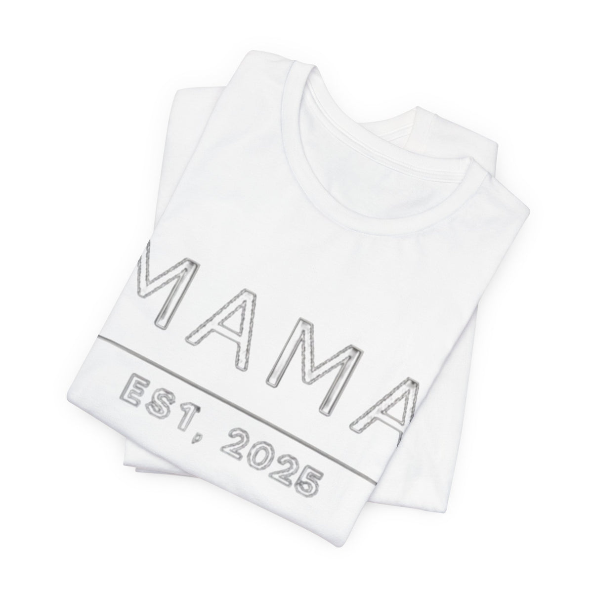 Mama Est. 2025 T‑Shirt — New Mom Graphic Tee