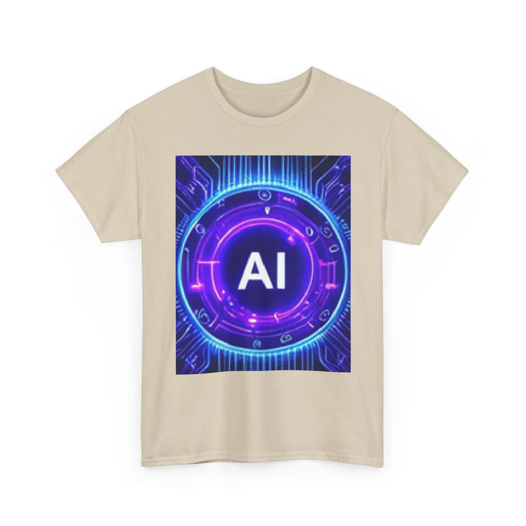 AI Circuit Tee — Futuristic Tech Graphic T-Shirt