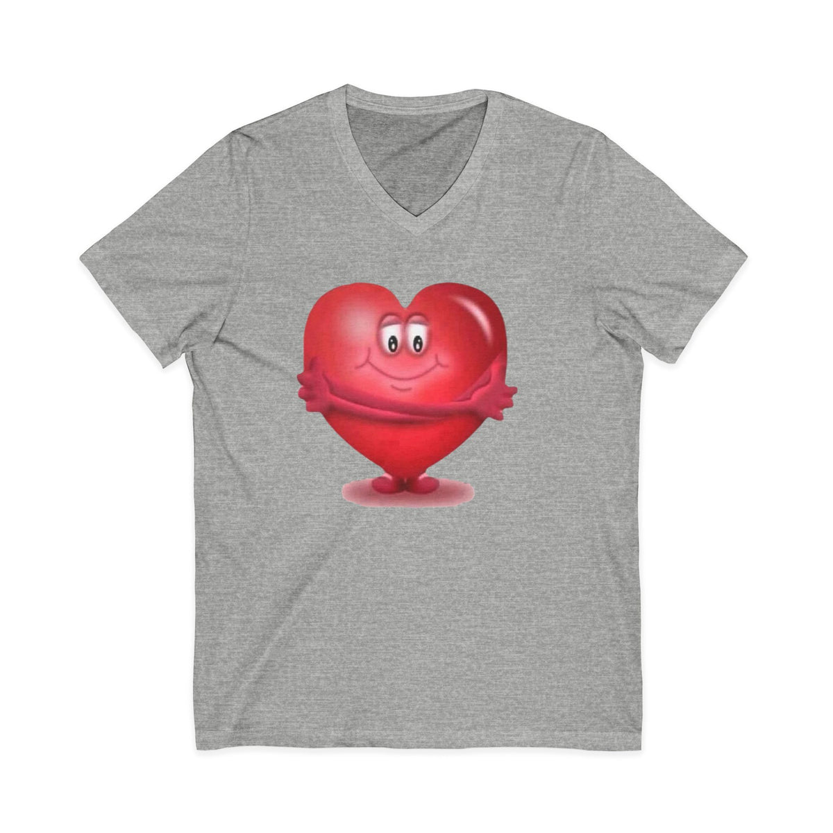 Unisex Jersey Short Sleeve V-Neck Tee