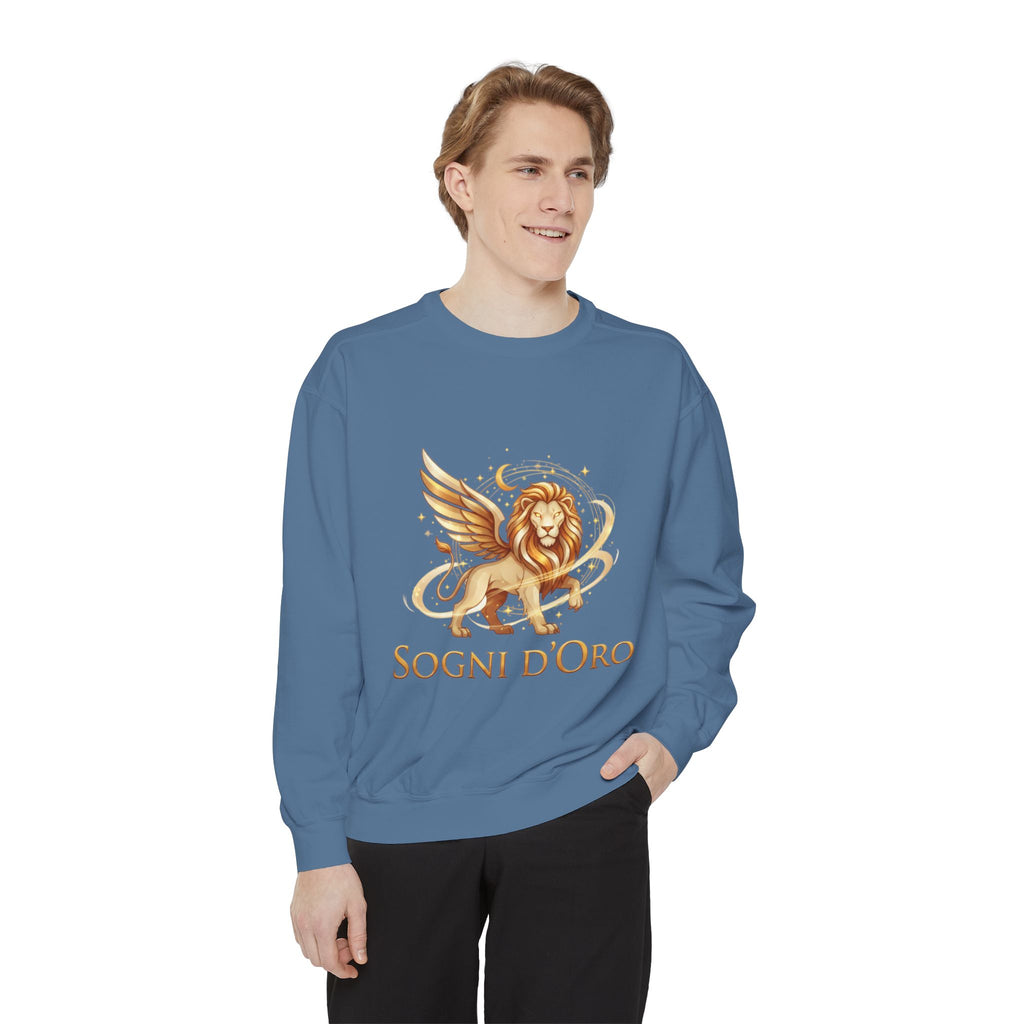 Garment-Dyed Lion Sweatshirt