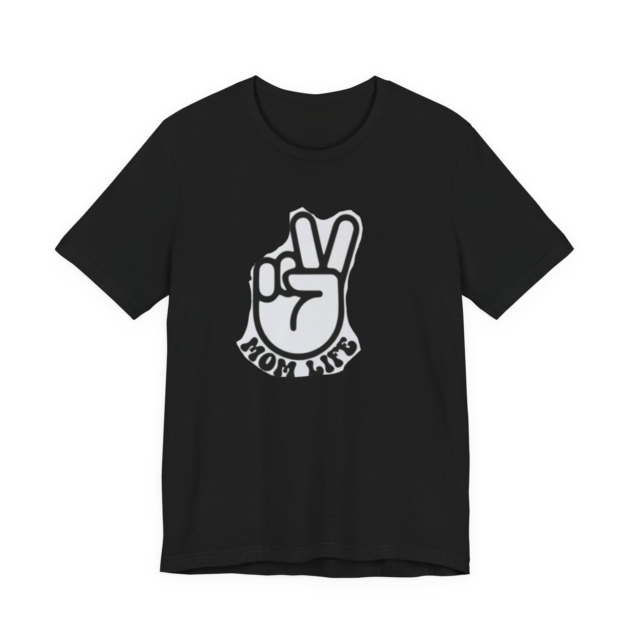 Mom Life Peace Sign T-Shirt