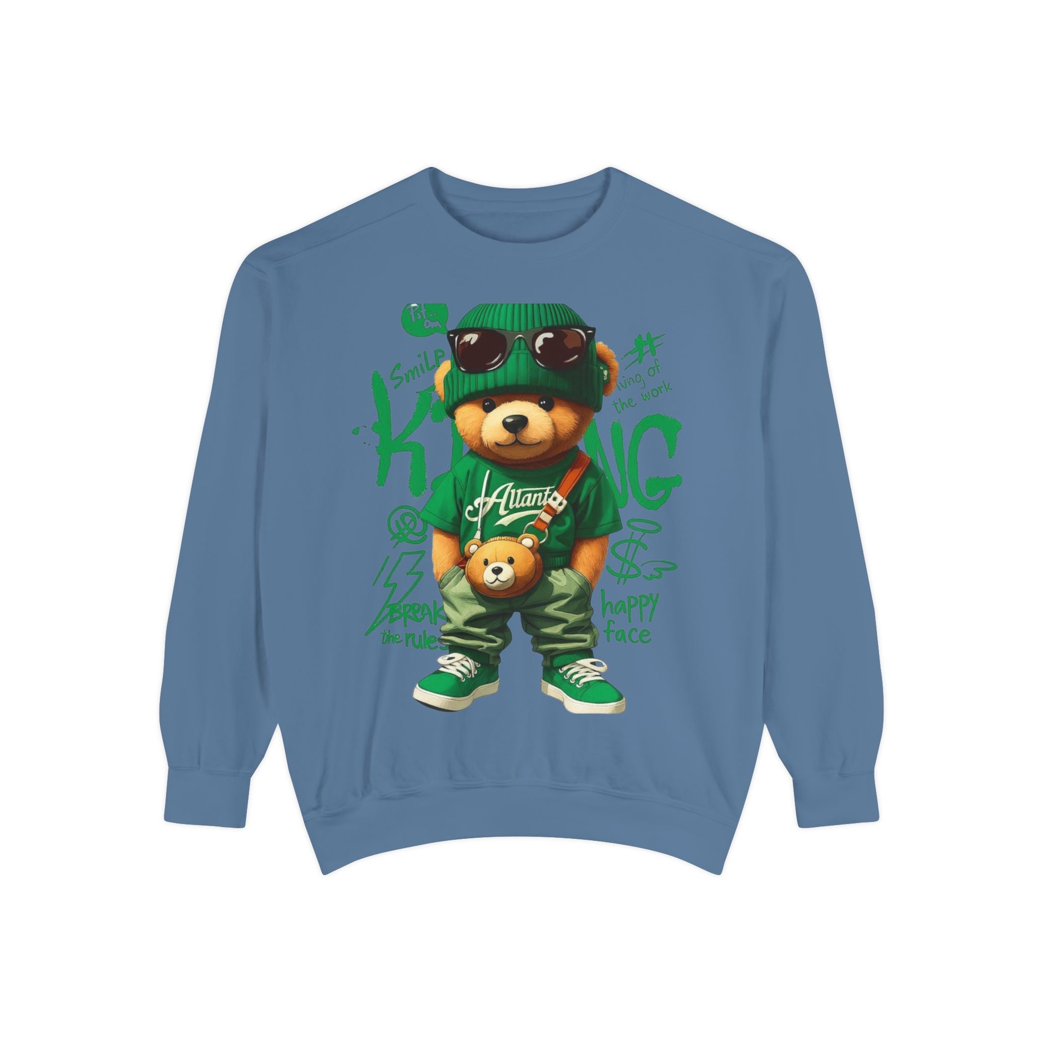 Bear Graphic Cotton Sweatshirt