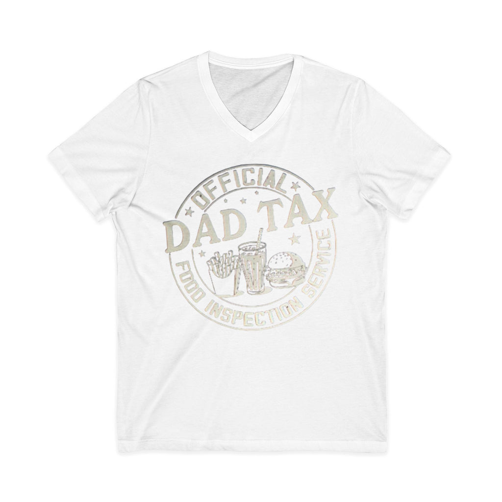 Dad Tax T‑Shirt — "Official Dad Tax Food Inspection Service" V‑Neck Tee