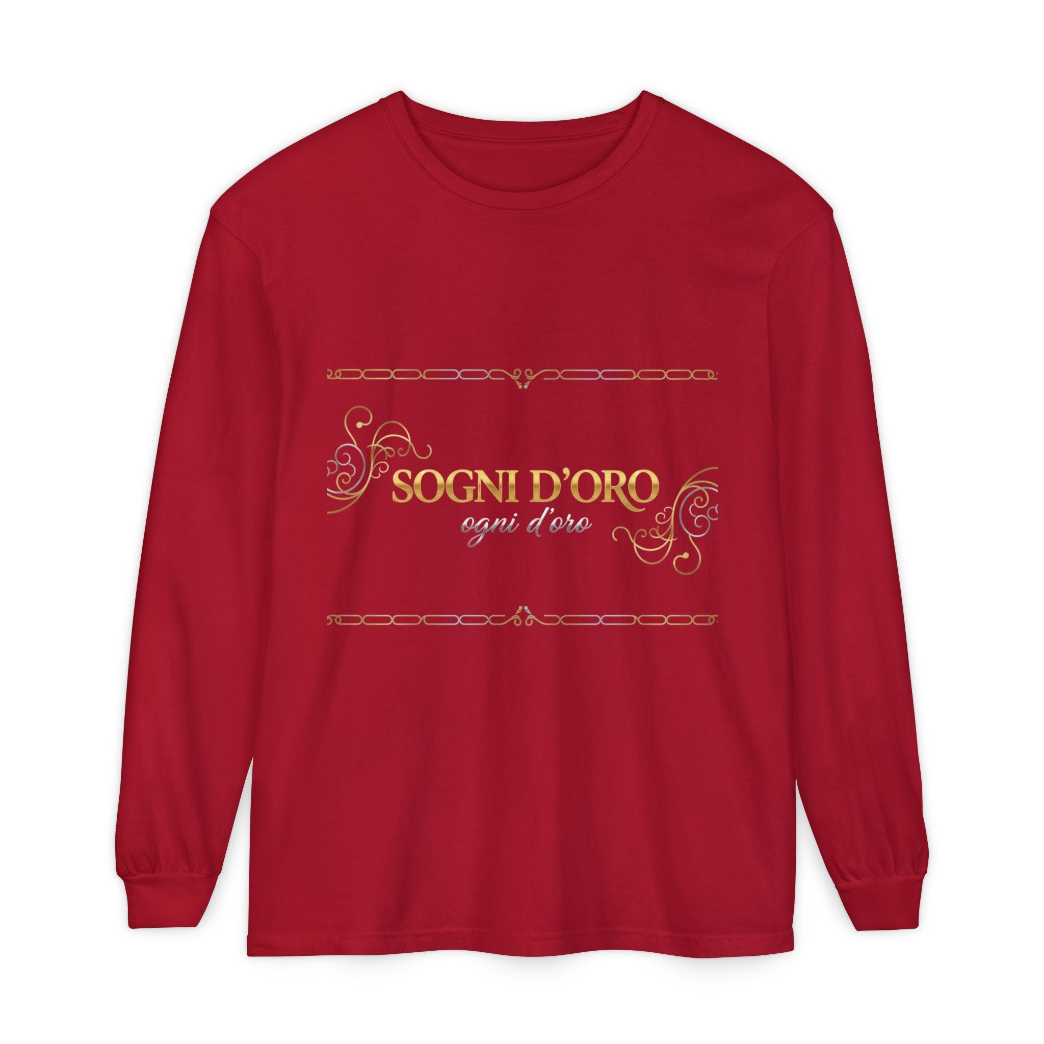 Garment-Dyed Cotton Long Sleeve