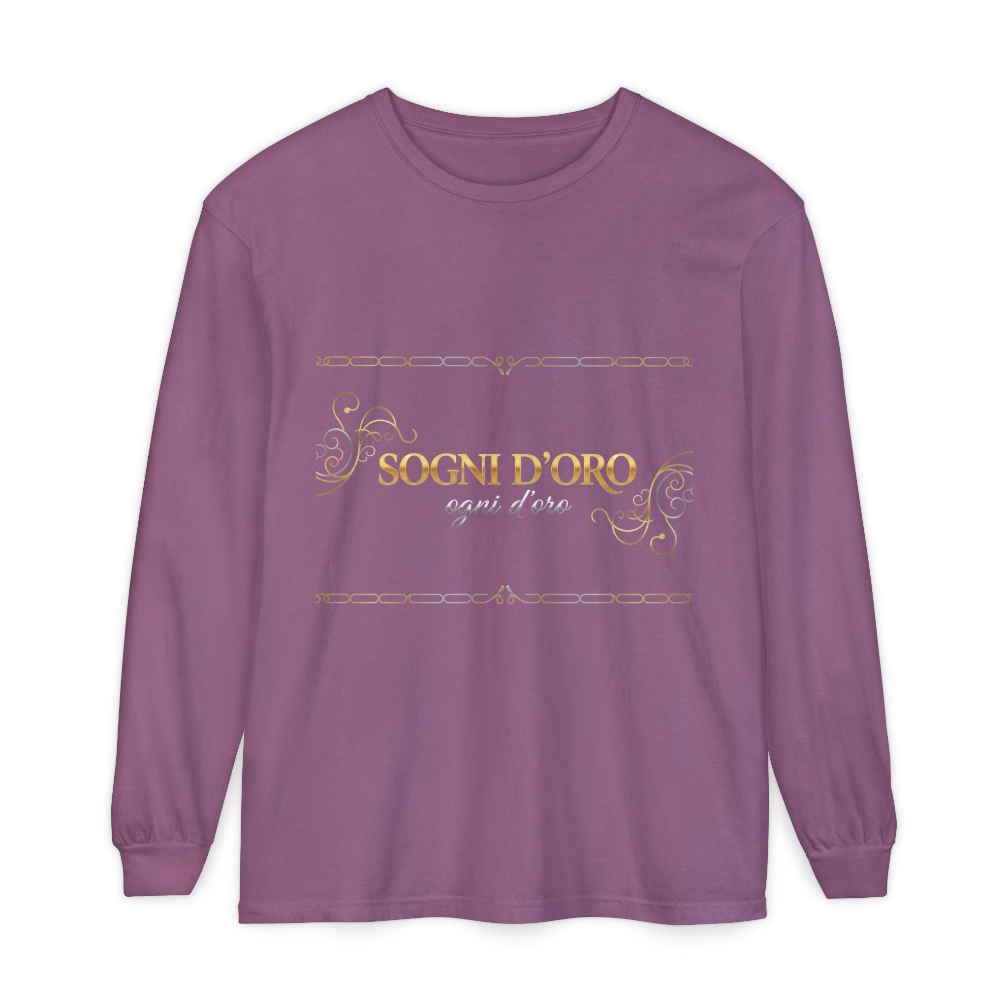 Garment-Dyed Cotton Long Sleeve