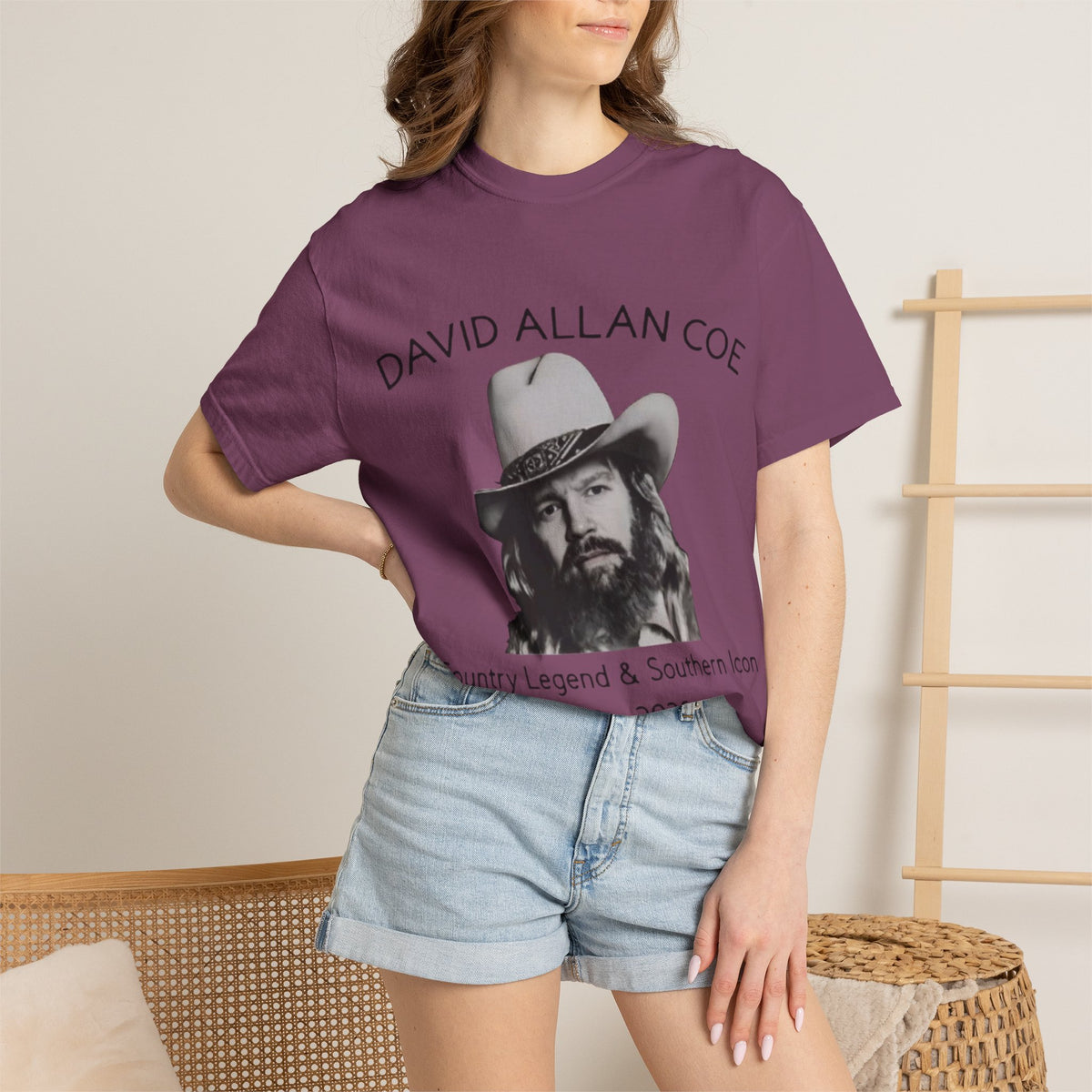 David Allan Coe Tribute T-Shirt — Country Legend Memorial Tee (1939–2026)