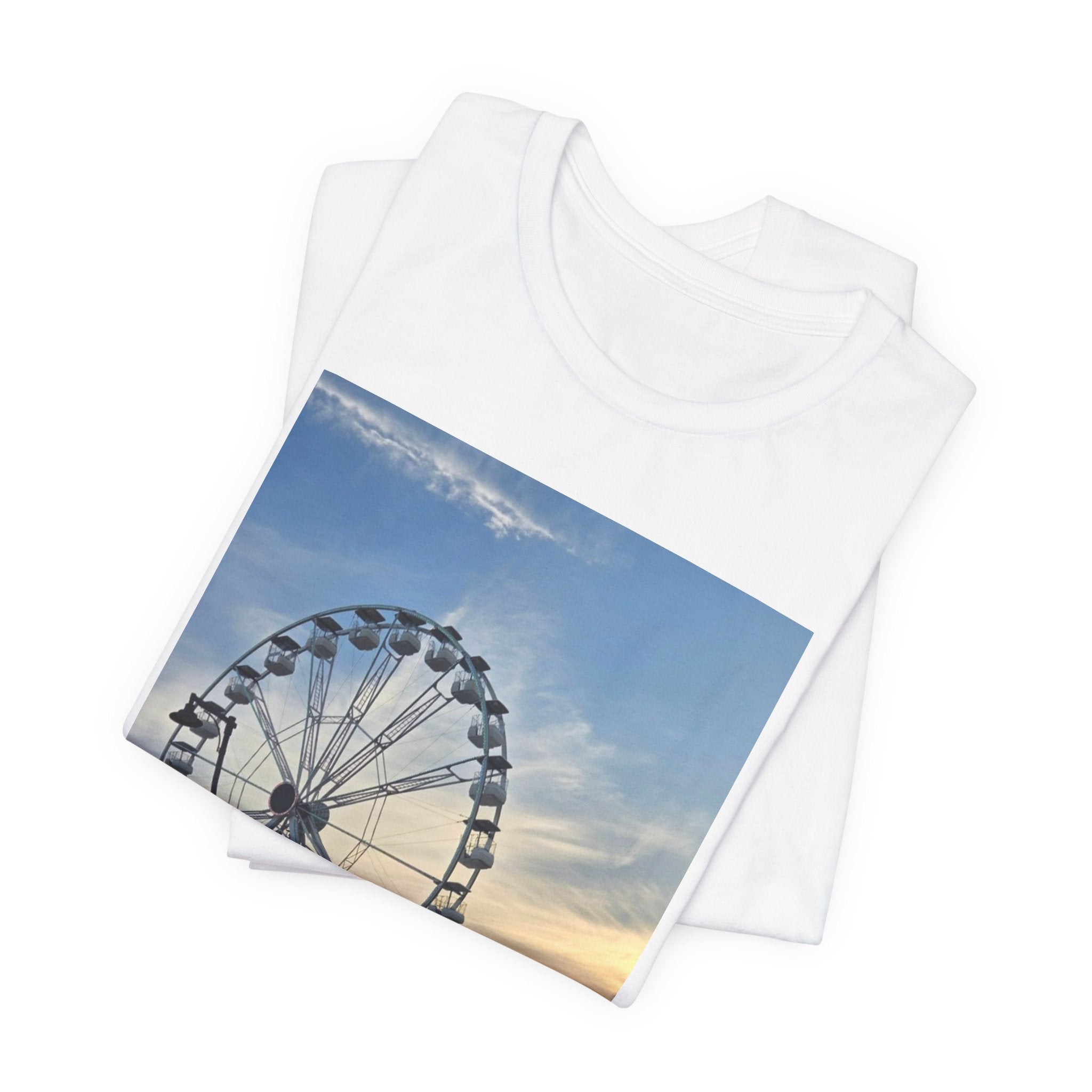 Ferris Wheel Sunset T-Shirt — Carnival Photo Tee