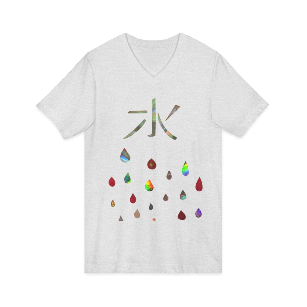 Unisex Jersey Short Sleeve V-Neck Tee