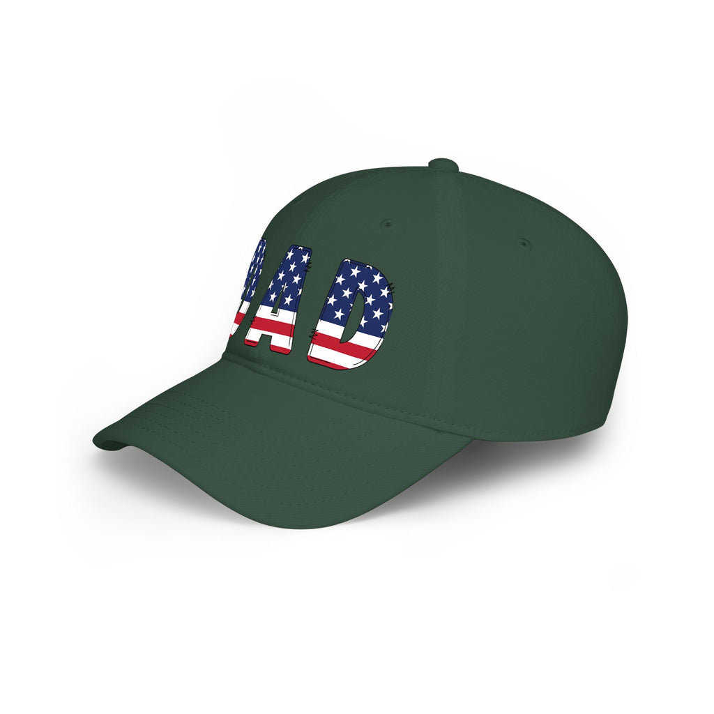 Dad Baseball Cap — American Flag Patriotic Dad Hat for Father’s Day & 4th of July
