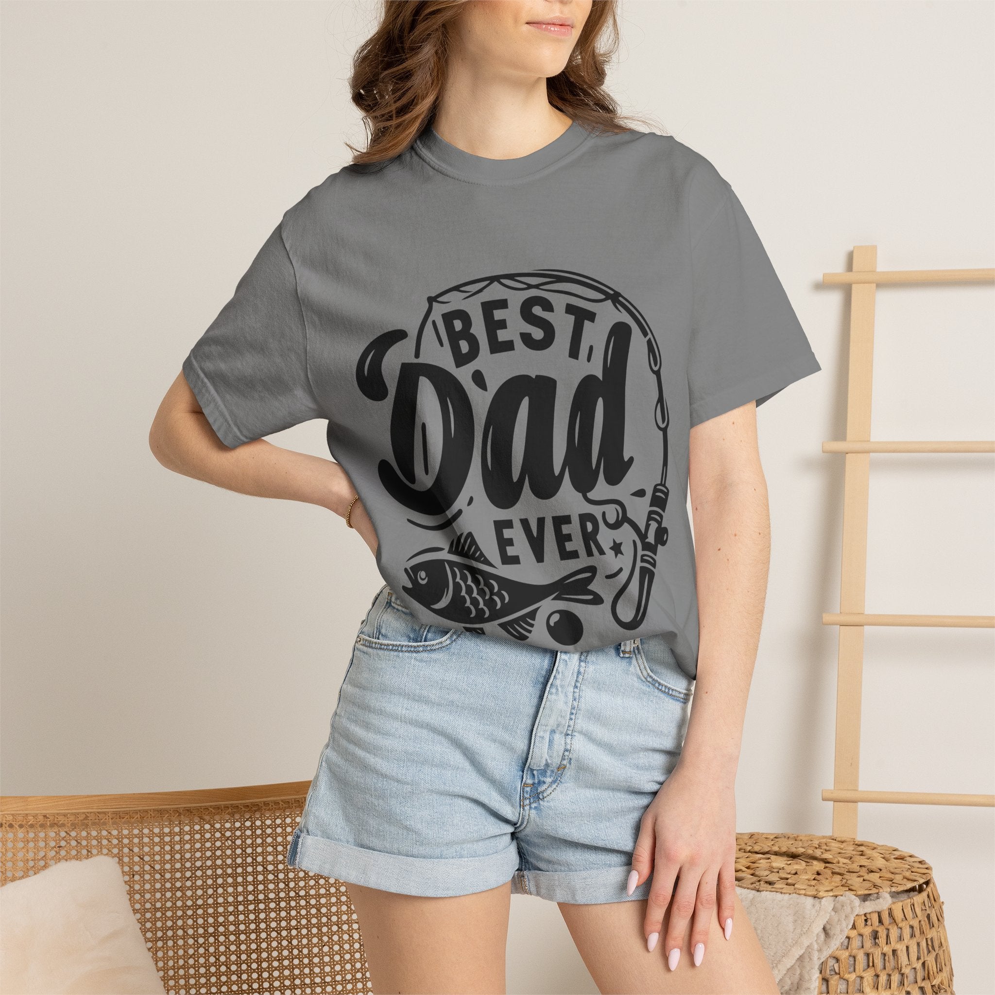 Best Dad Ever Fishing T-Shirt — Father’s Day Gift Tee