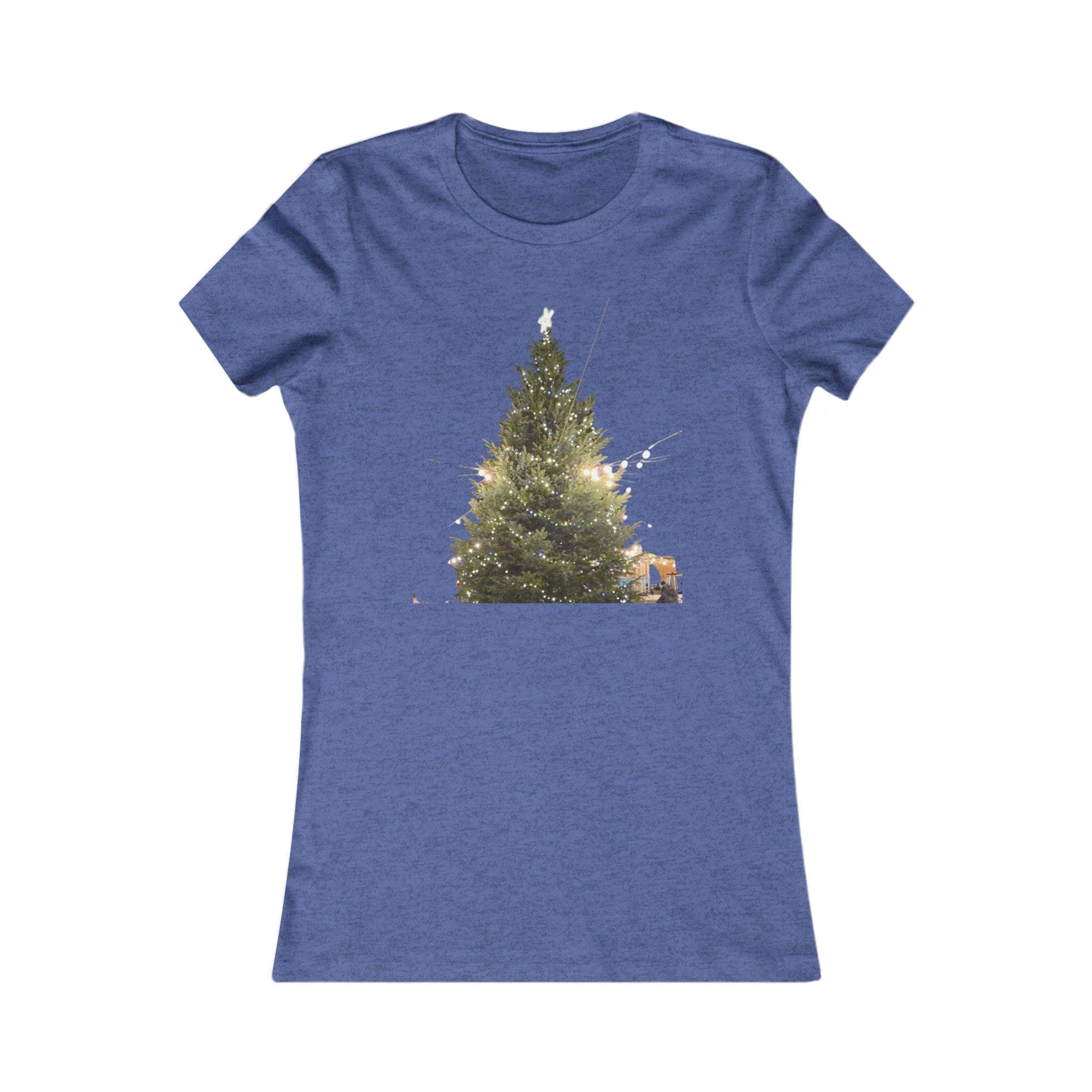 Slim Cotton Winter Lights Tee