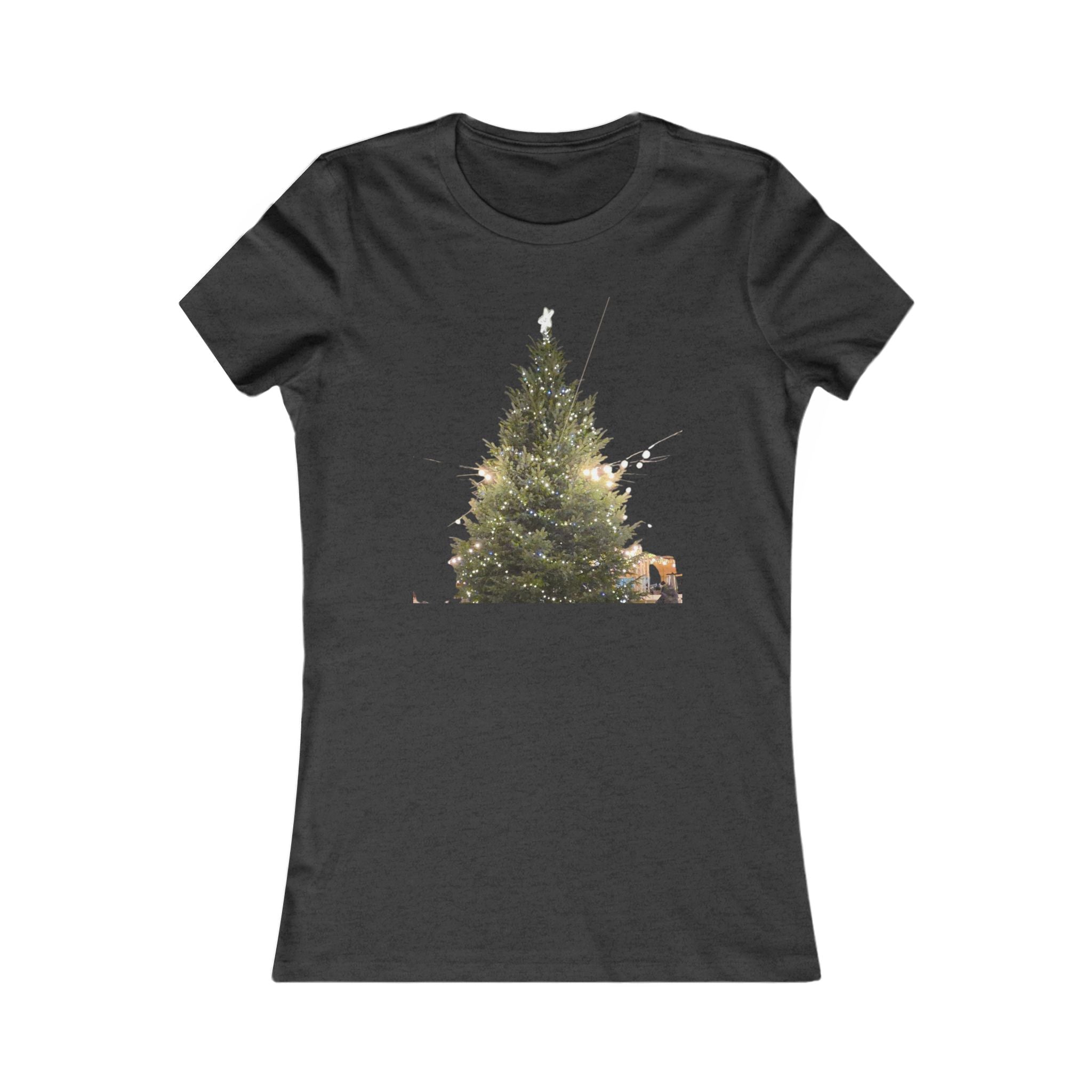 Slim Cotton Winter Lights Tee