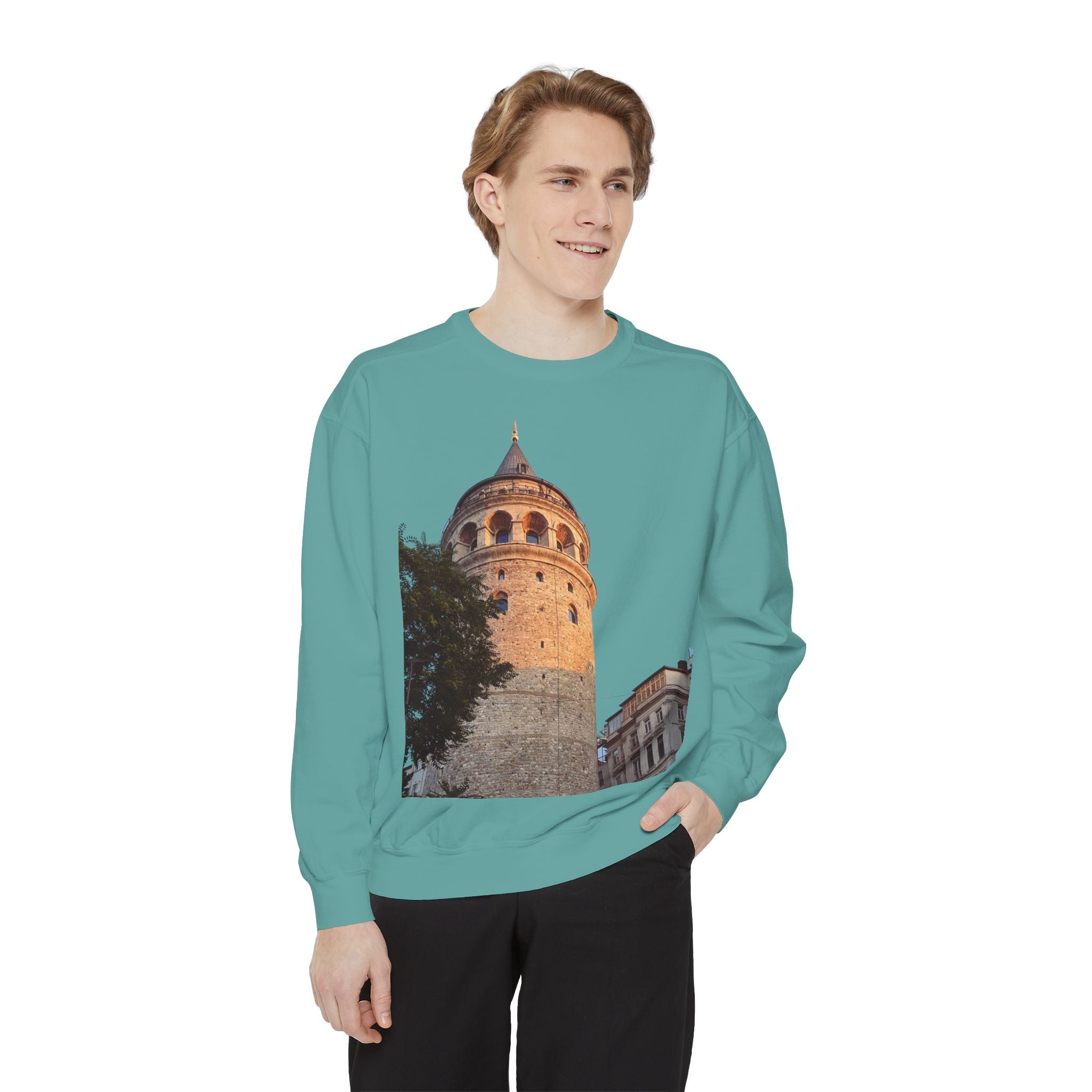Garment-Dyed Cotton Sweatshirt