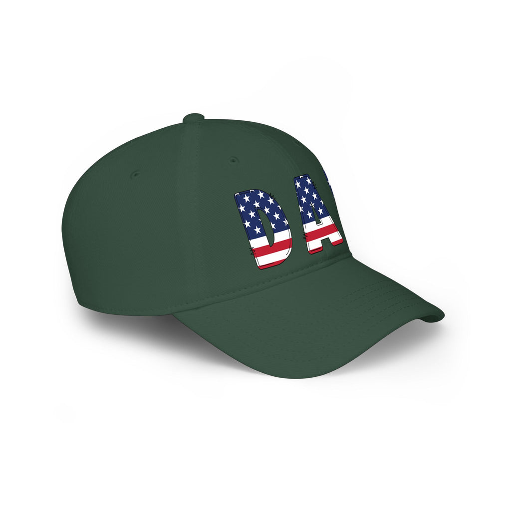 Dad Baseball Cap — American Flag Patriotic Dad Hat for Father’s Day & 4th of July