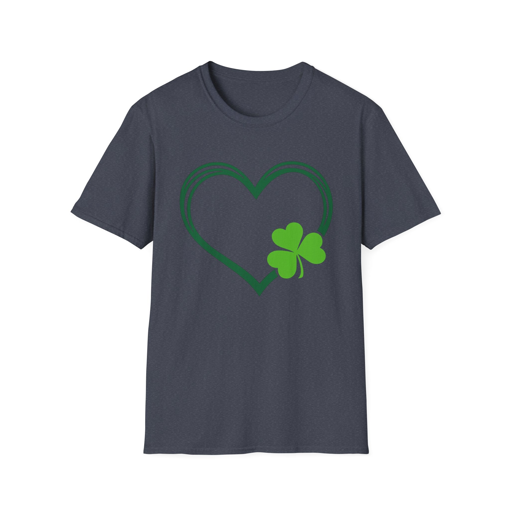 Soft Cotton Shamrock Heart Tee