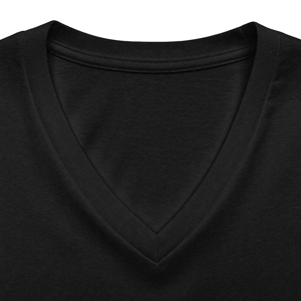 Mom V-Neck Tee — Leopard Heart & Butterflies Mother's Day Shirt