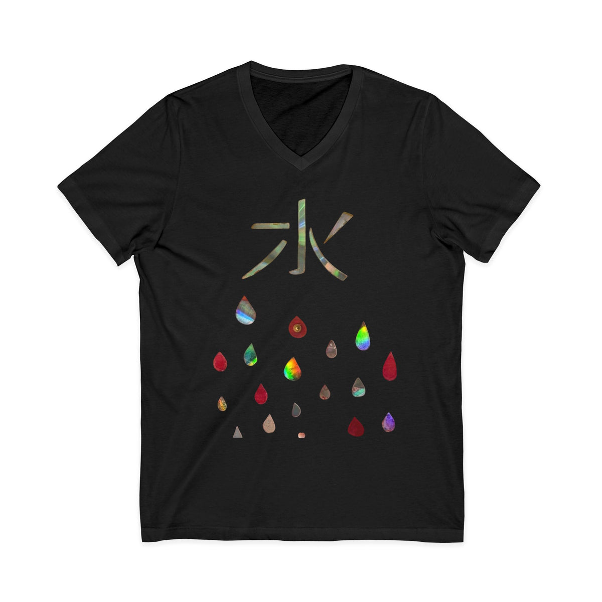 Unisex Jersey Short Sleeve V-Neck Tee
