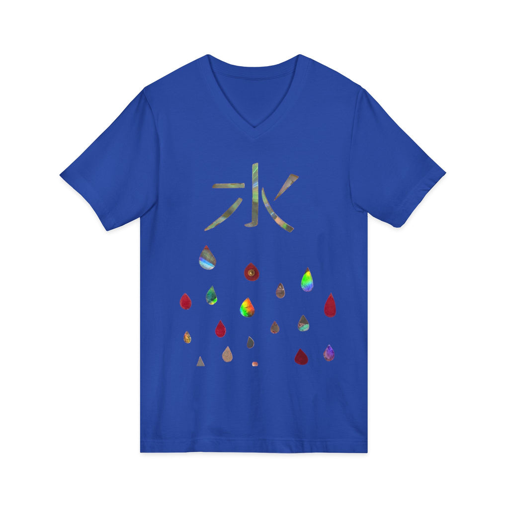 Unisex Jersey Short Sleeve V-Neck Tee