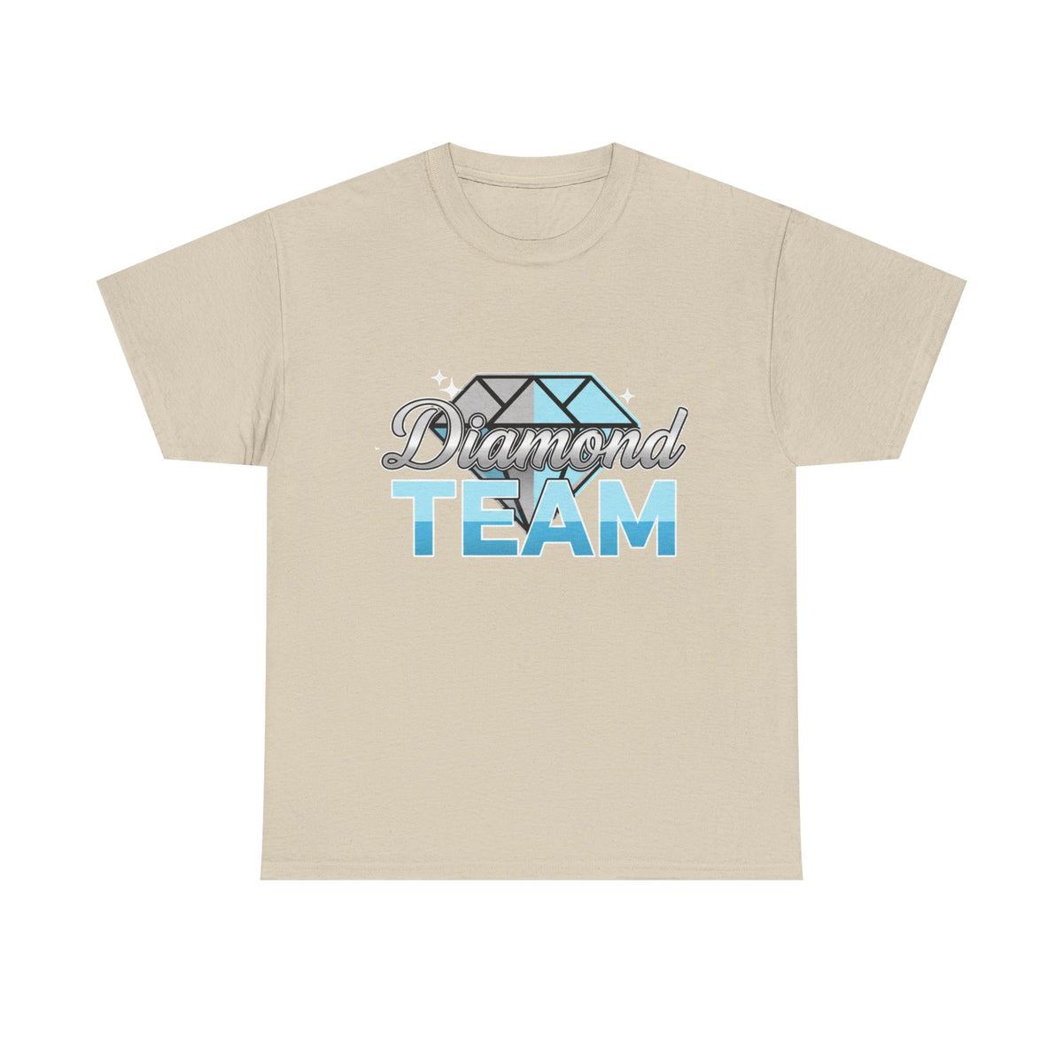 Diamond Team T-Shirt — Blue Gem Graphic Tee