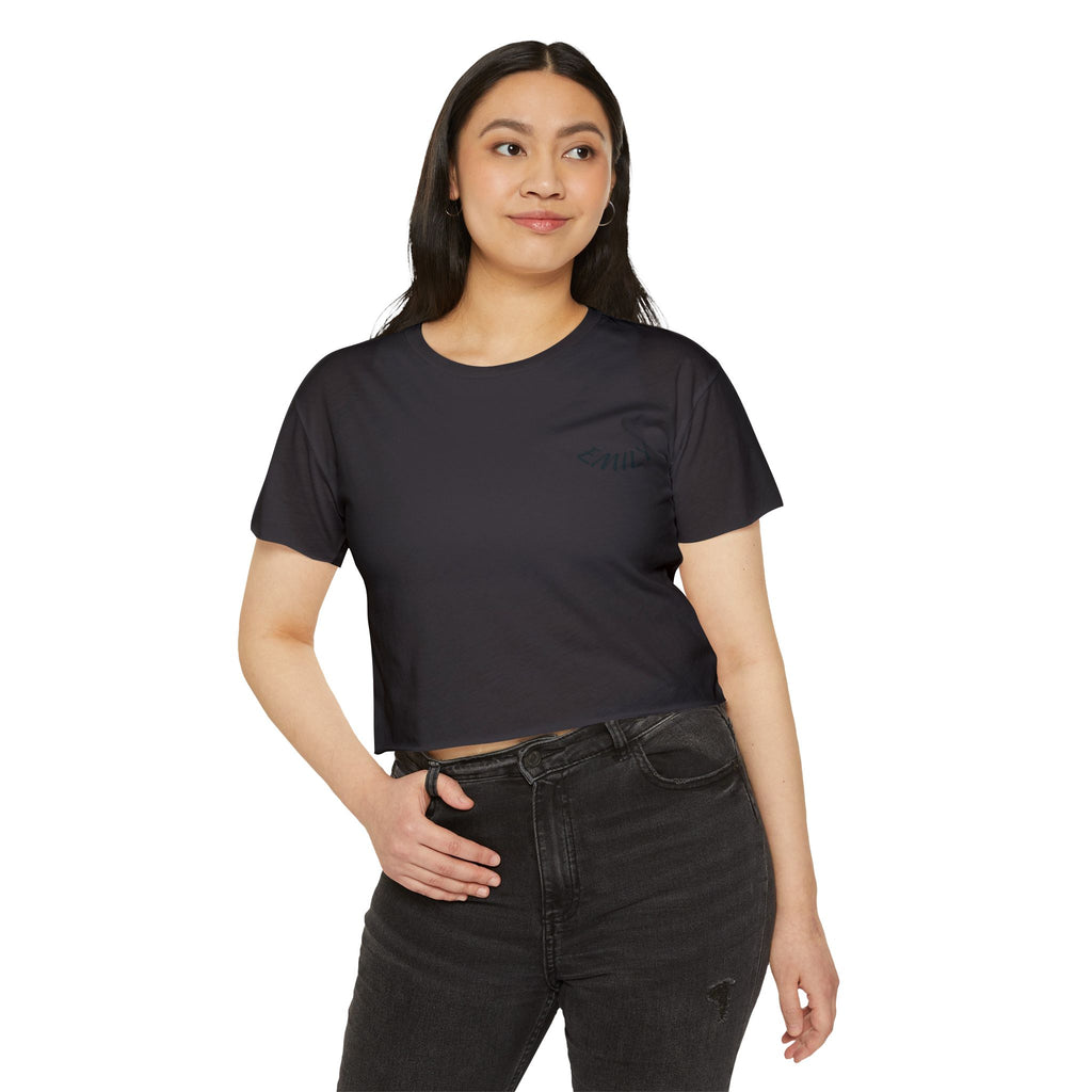 White Festival Crop Top