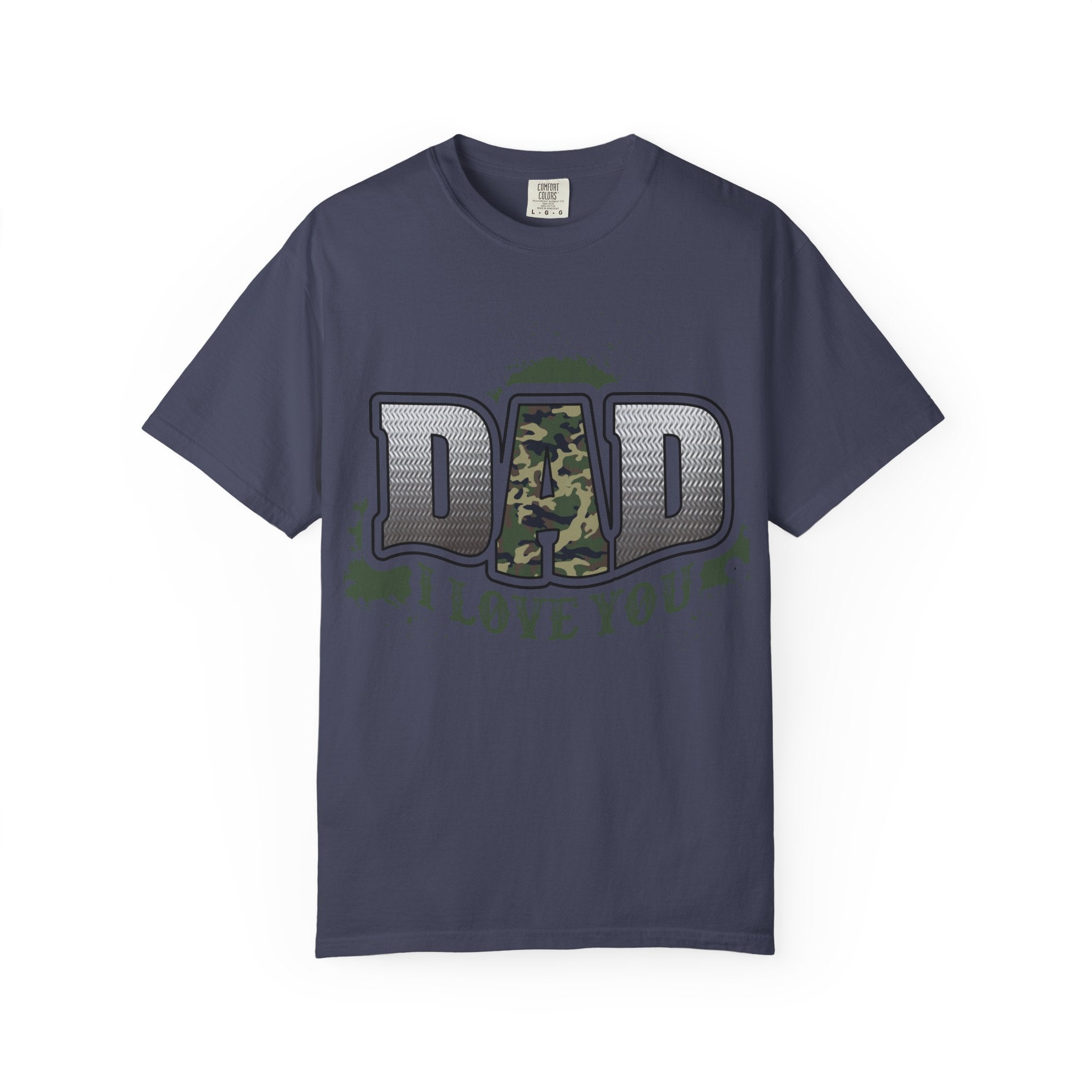 Dad I Love You Camo Graphic T-Shirt