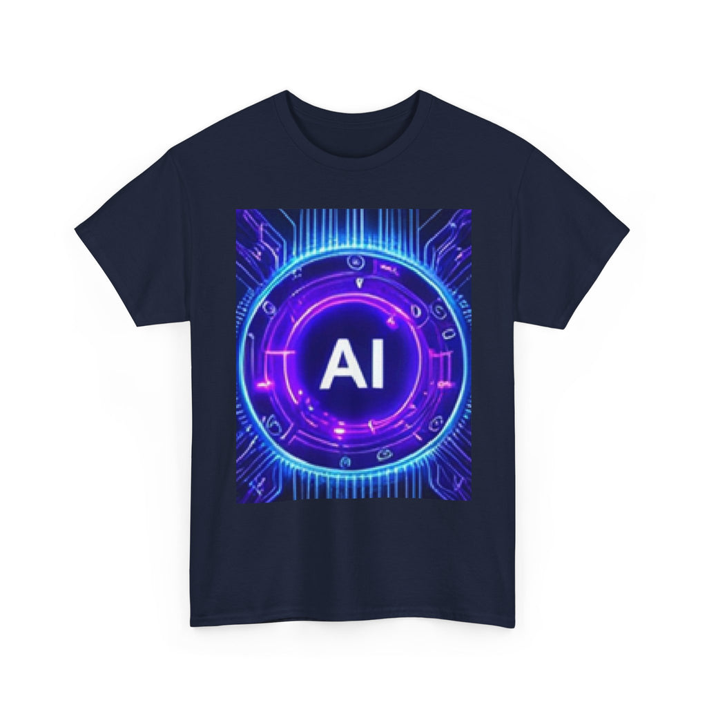 AI Circuit Tee — Futuristic Tech Graphic T-Shirt