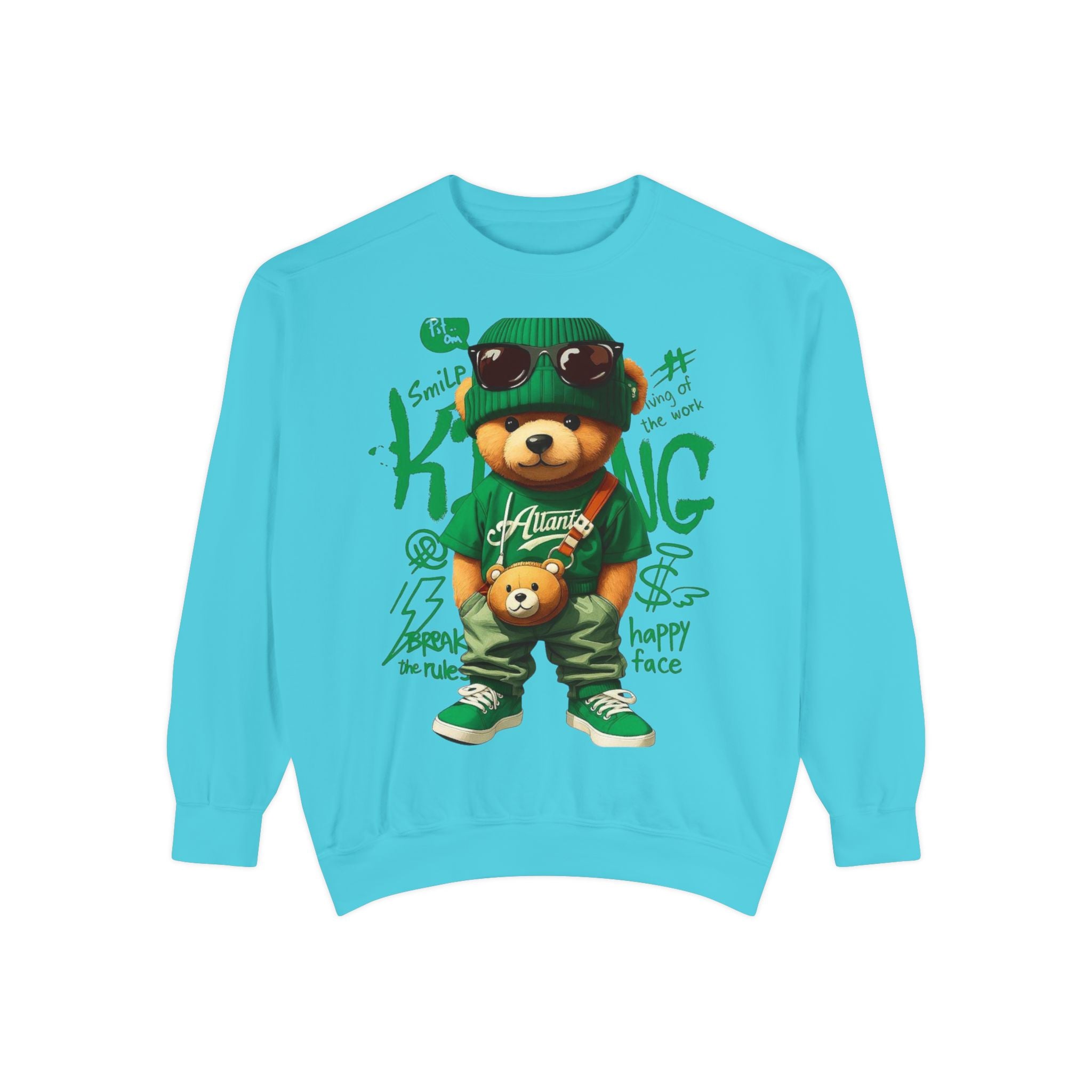Bear Graphic Cotton Sweatshirt