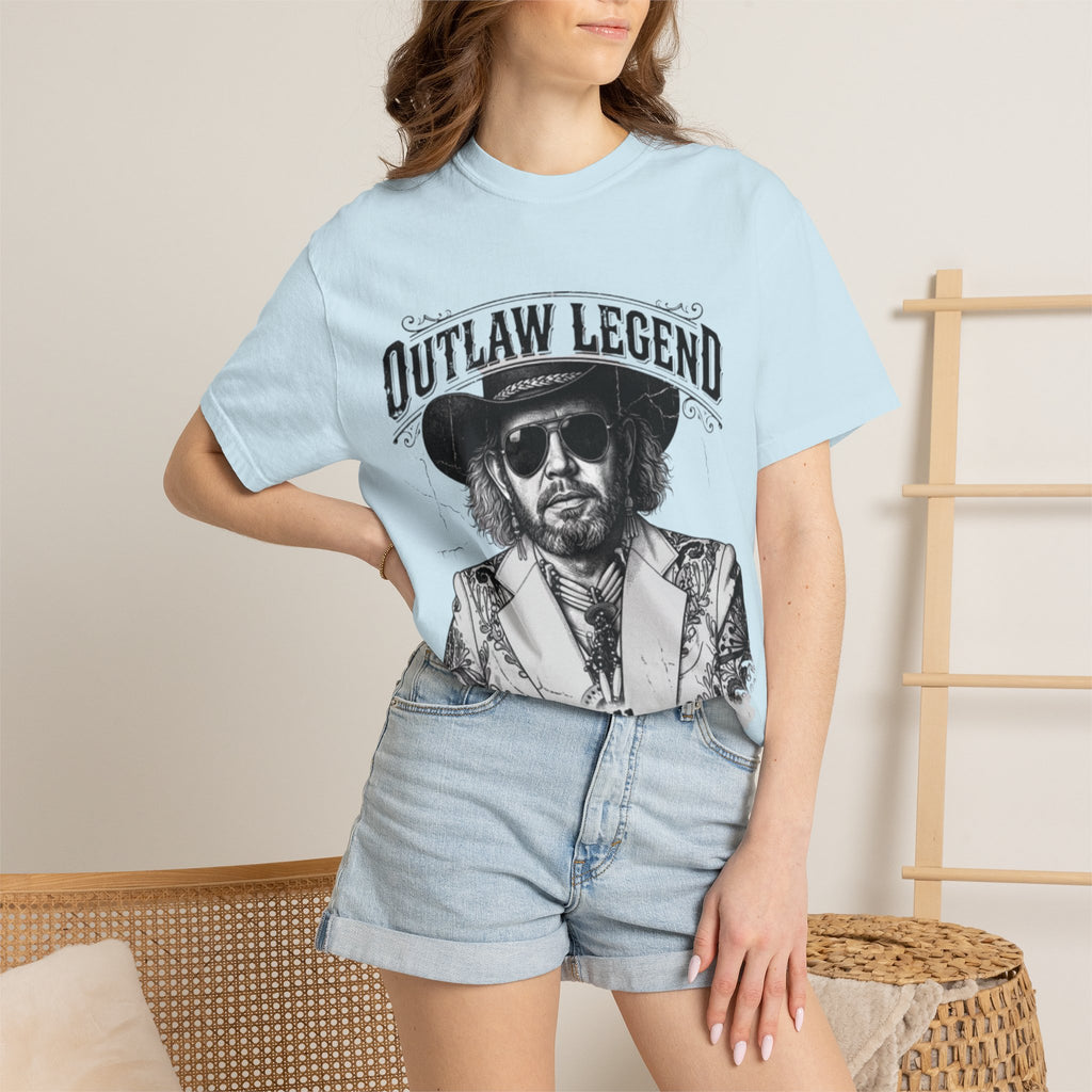 Outlaw Legend Tribute T-Shirt — David Allan Coe Memorial Graphic Tee