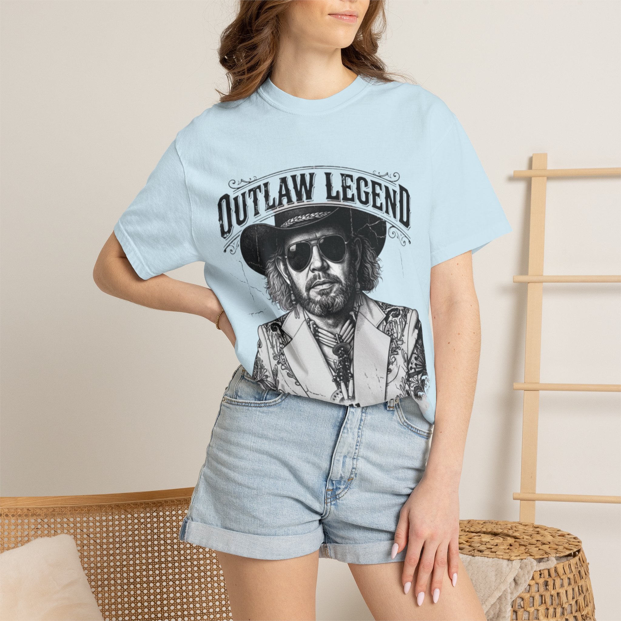 Outlaw Legend Tribute T-Shirt — David Allan Coe Memorial Graphic Tee